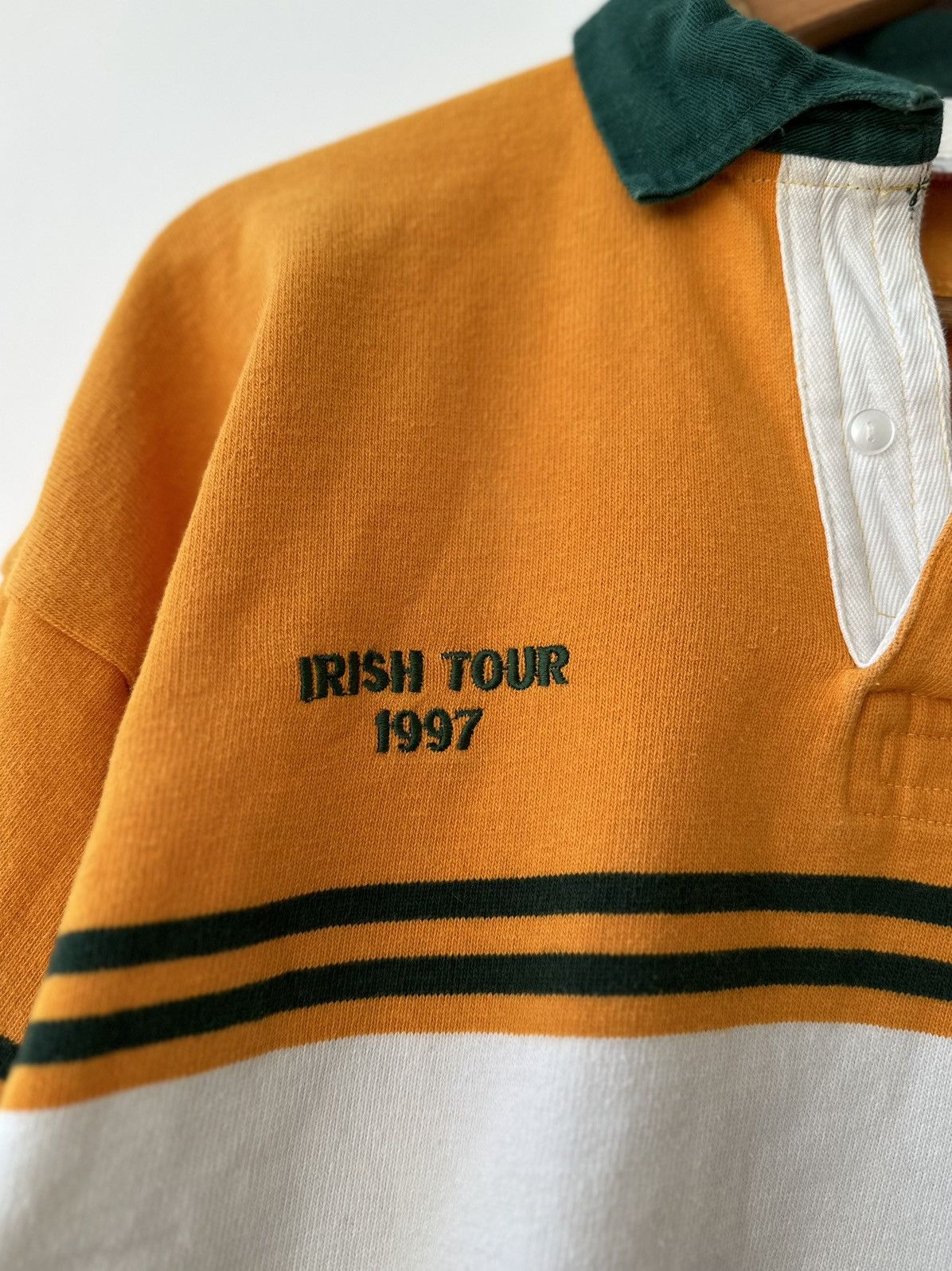 Vintage Irish Tour 1997 Rugby Peveril Sweater Shirt Long Sleeve XL Size US XL / EU 56 / 4 - 4 Thumbnail
