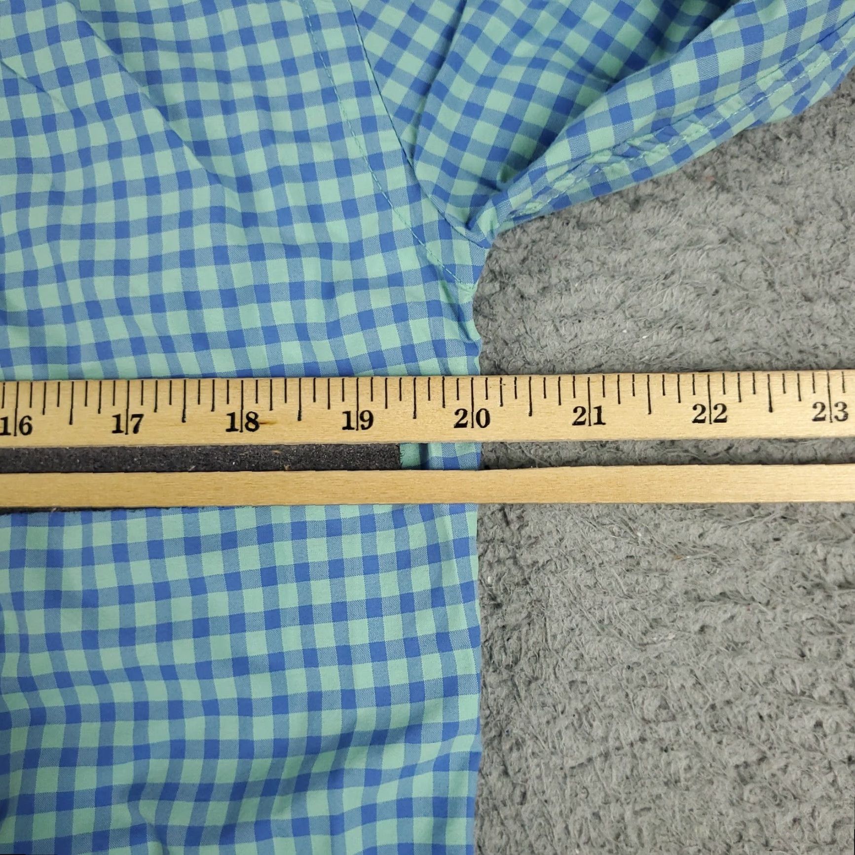 Vineyard Vines Vineyard Vines Shirt Mens Small Blue Check Cotton Nylon Button-Down Long Sleeve Size US S / EU 44-46 / 1 - 5 Thumbnail