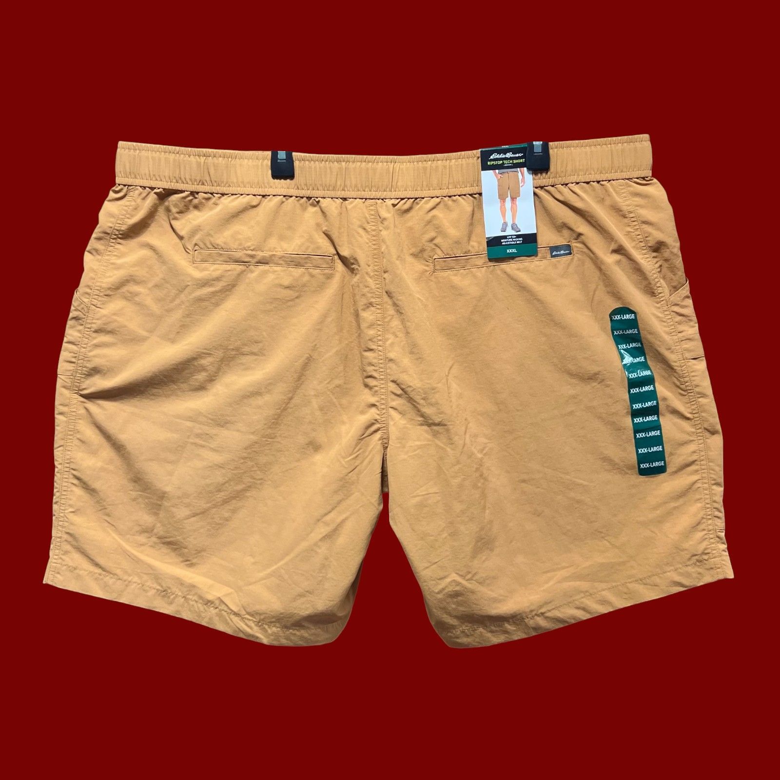 Eddie Bauer Eddie Bauer- Men's Ripstop Tech Short- UPF 50+ Moisture Wick Size ONE SIZE - 2 Thumbnail