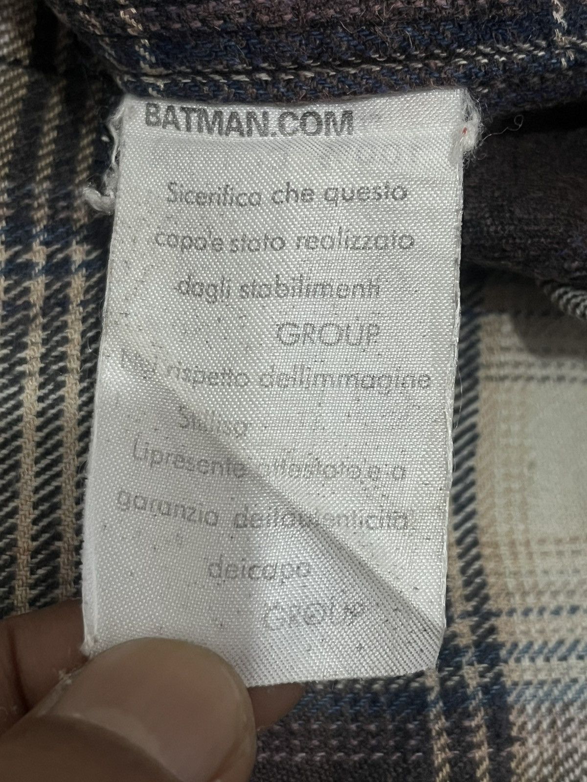 Number (N)ine Batman Unlimited Street Cool Person Convertible Flannel Size US L / EU 52-54 / 3 - 8 Thumbnail