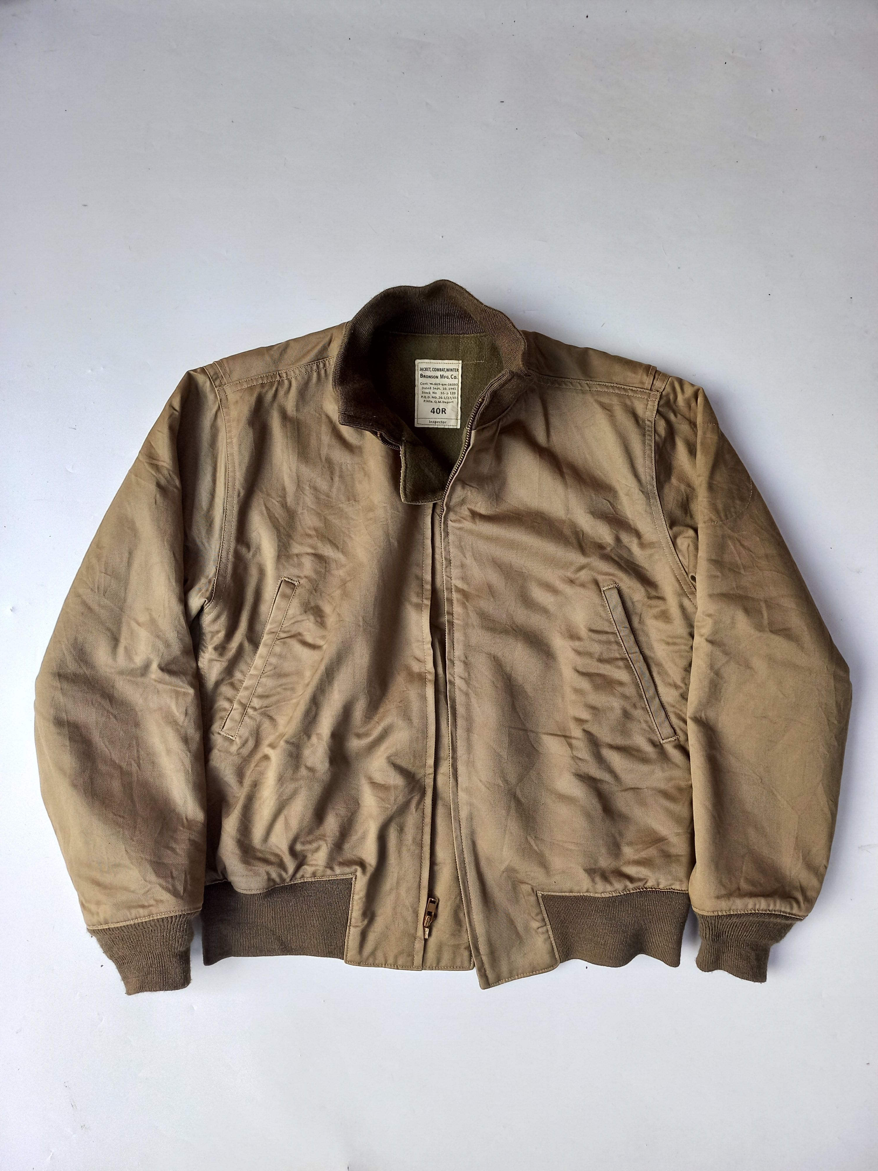 Vintage Bronson Repro Taxi Driver WW2 Tanker Jacket | Grailed