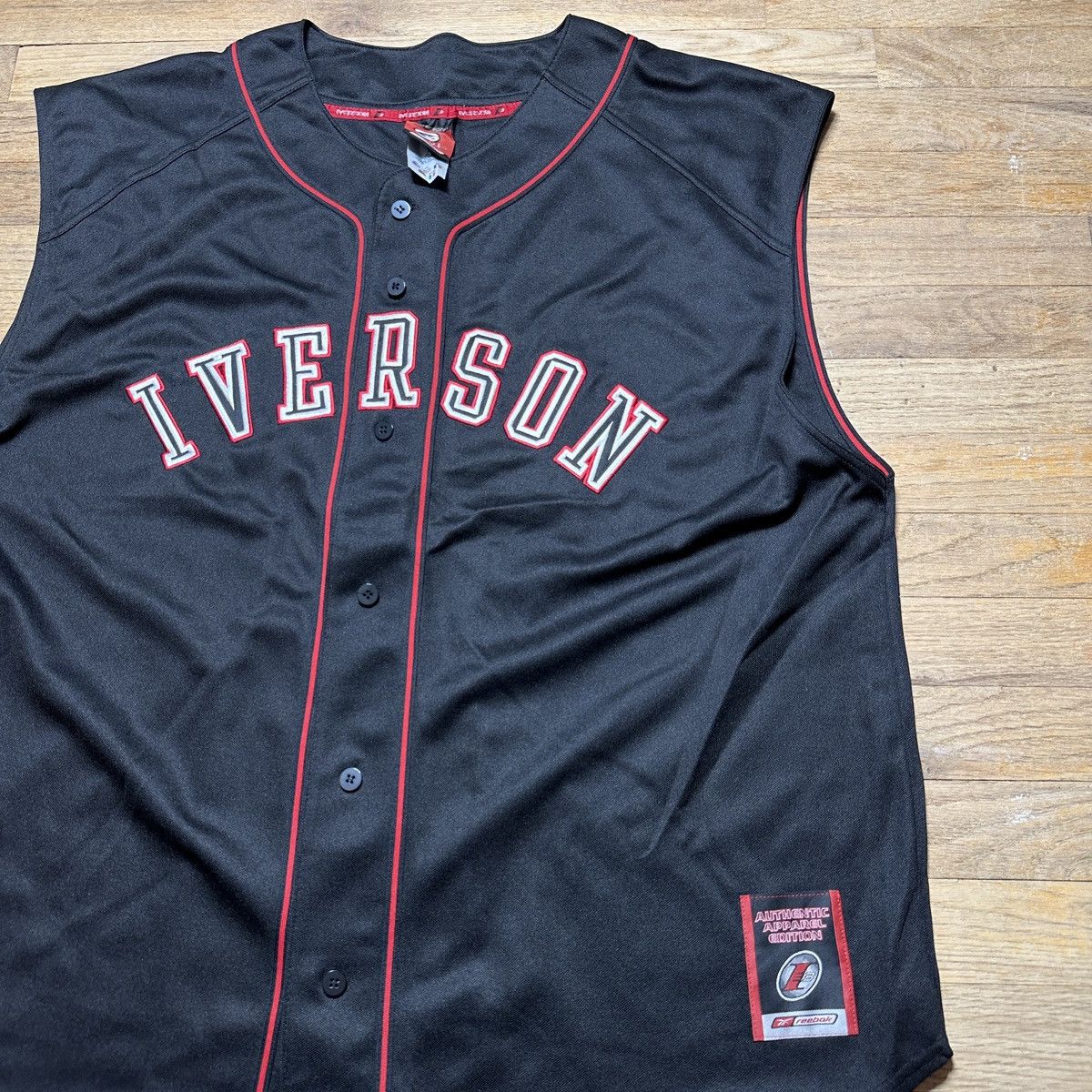 Reebok × Vintage Vintage Reebok Iverson baseball jersey Size US XXL / EU 58 / 5 - 3 Thumbnail