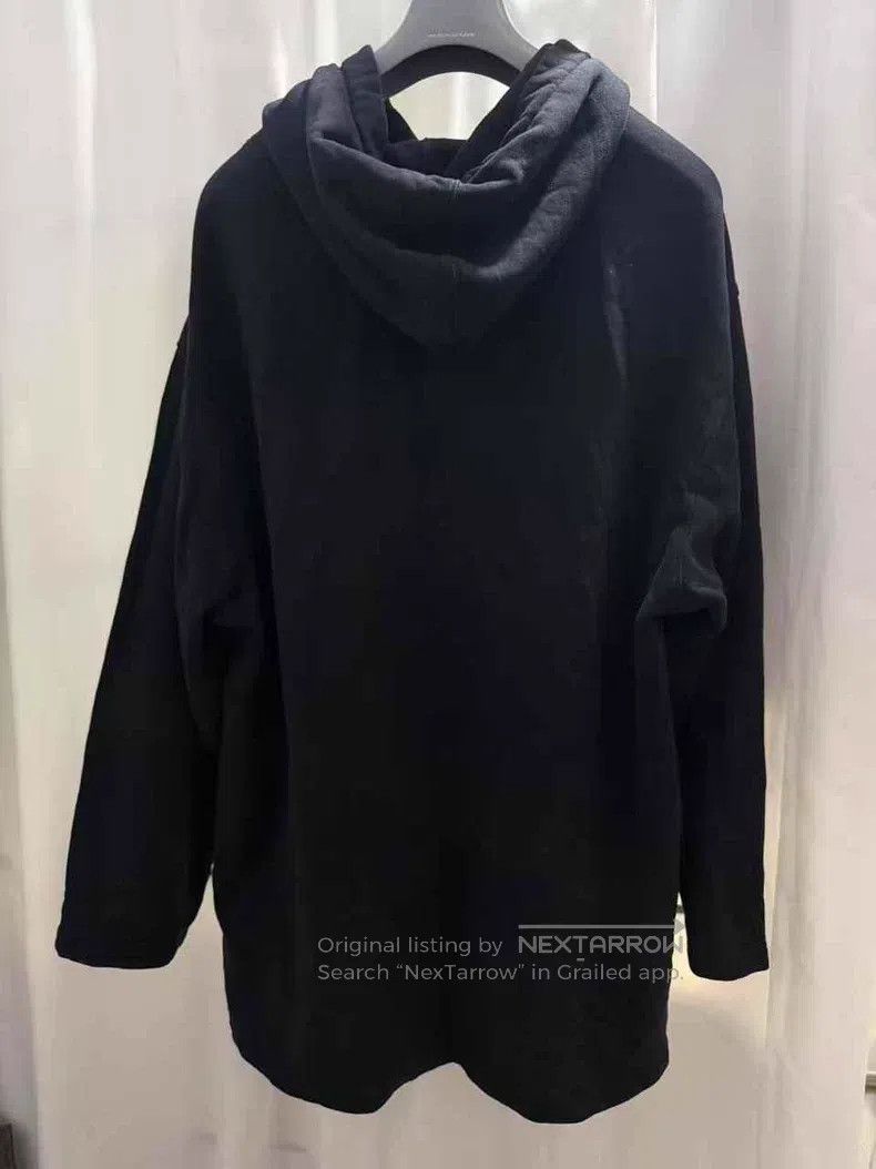 Balenciaga Balenciaga Black Embroidered Wheat Crown Sweatshirt Size US M / EU 48-50 / 2 - 2 Thumbnail