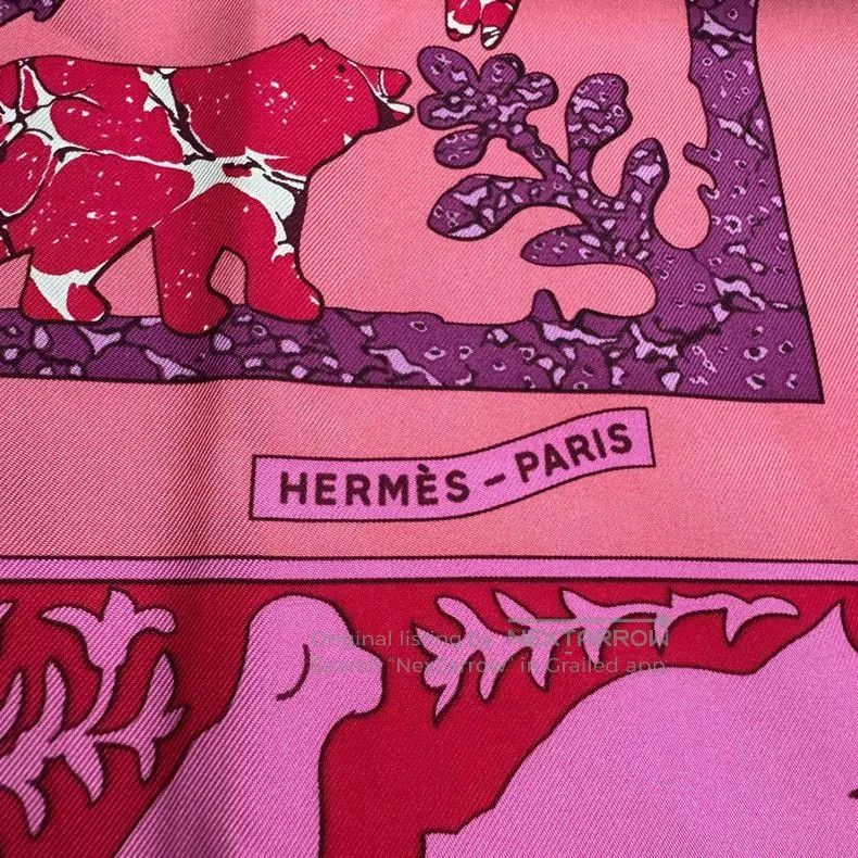 Hermes Hermes "Once Upon a Time" Silk Scarf. Size ONE SIZE - 3 Thumbnail