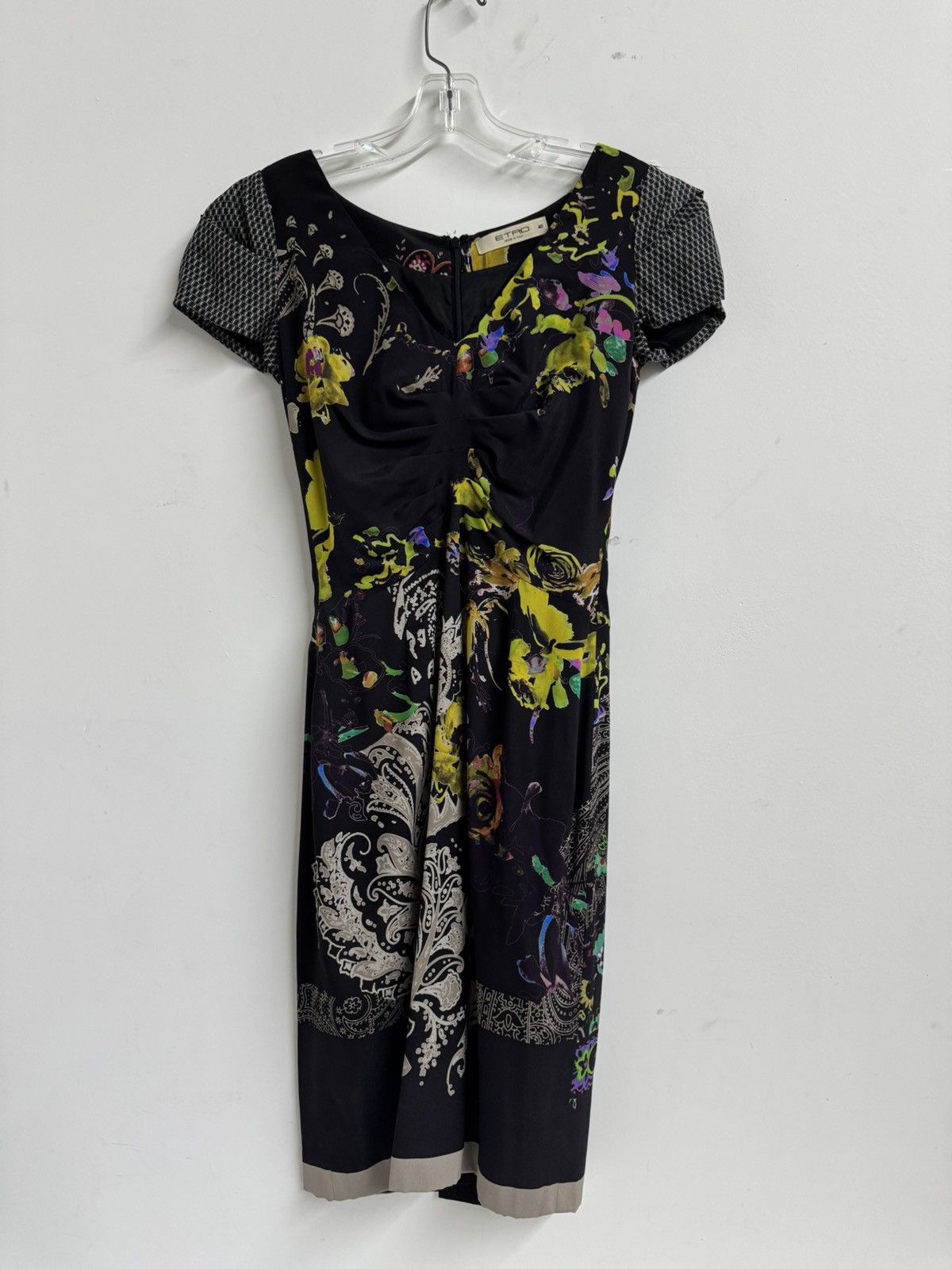 Etro Etro Multicolor Silk Blend Cocktail Dress  Made in Italy | Grailed