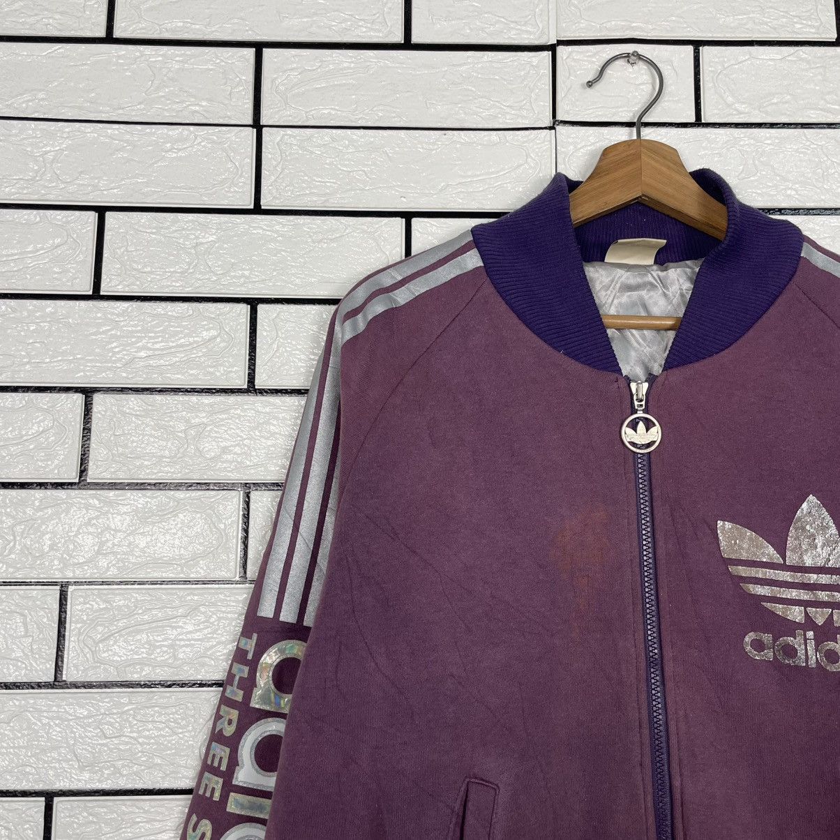 Adidas Adidas Purple Sweater Jacket Size US M / EU 48-50 / 2 - 6 Thumbnail