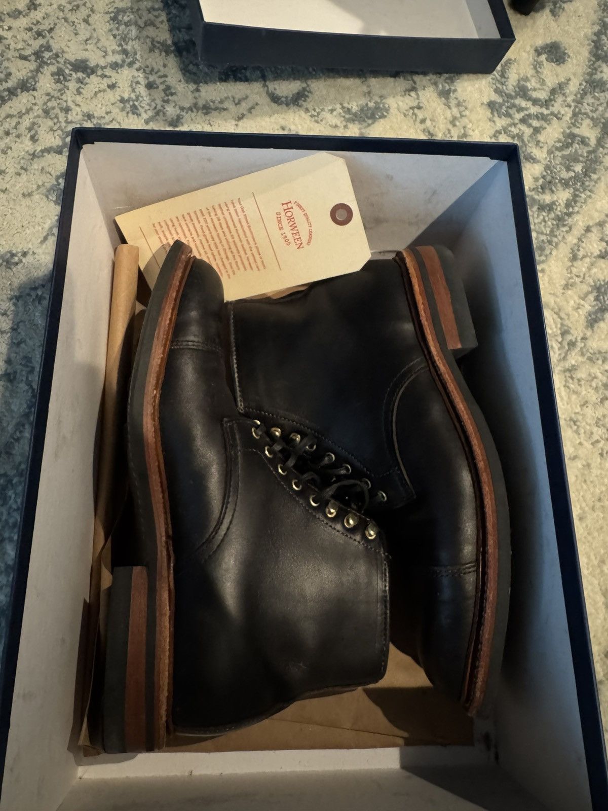 Oak Street Bootmakers Oak Street Bootmakers Lakeshore cap toe black Size US 7.5 / EU 40-41 - 1 Thumbnail