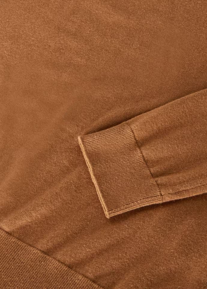 Loro Piana o1w1db10724 Neo Piuma Turtleneck Sweater in Brown Size XL / US 12-14 / IT 48-50 - 7 Thumbnail