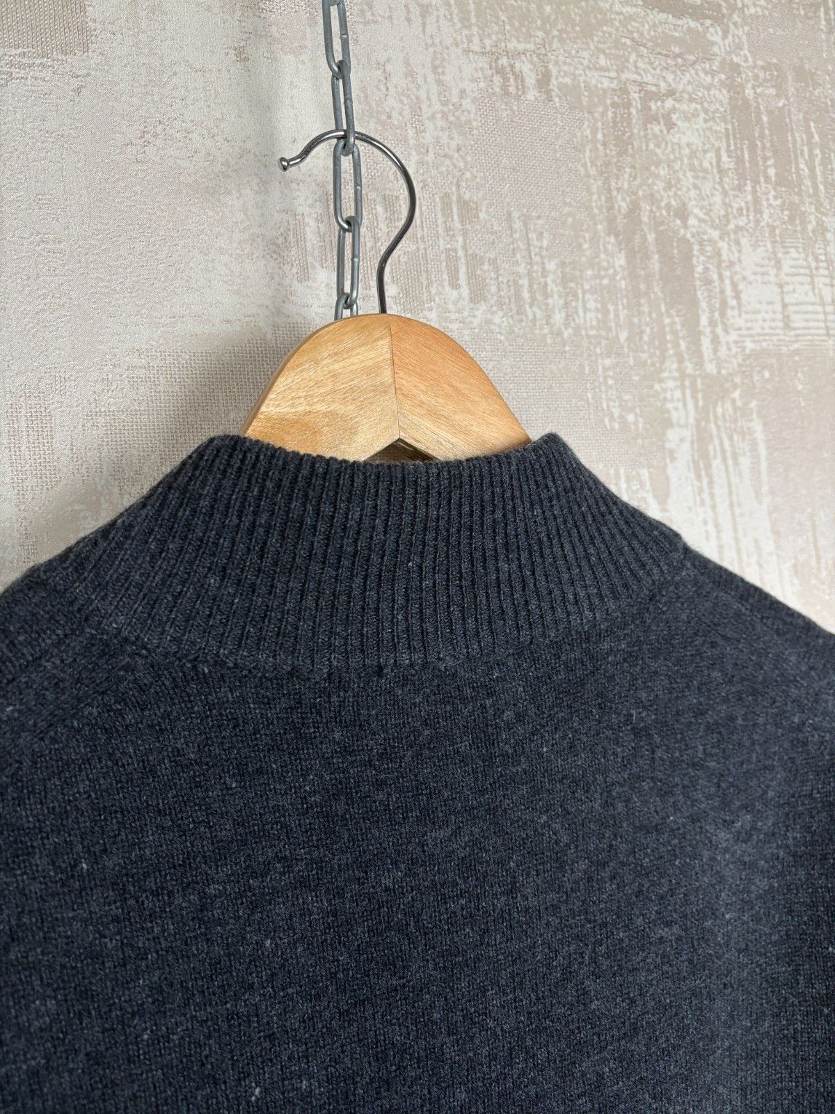Hackett Hackett London Lambswool Pullover 1/4 Zip Sweater Elbow Pads Size US XL / EU 56 / 4 - 23 Thumbnail