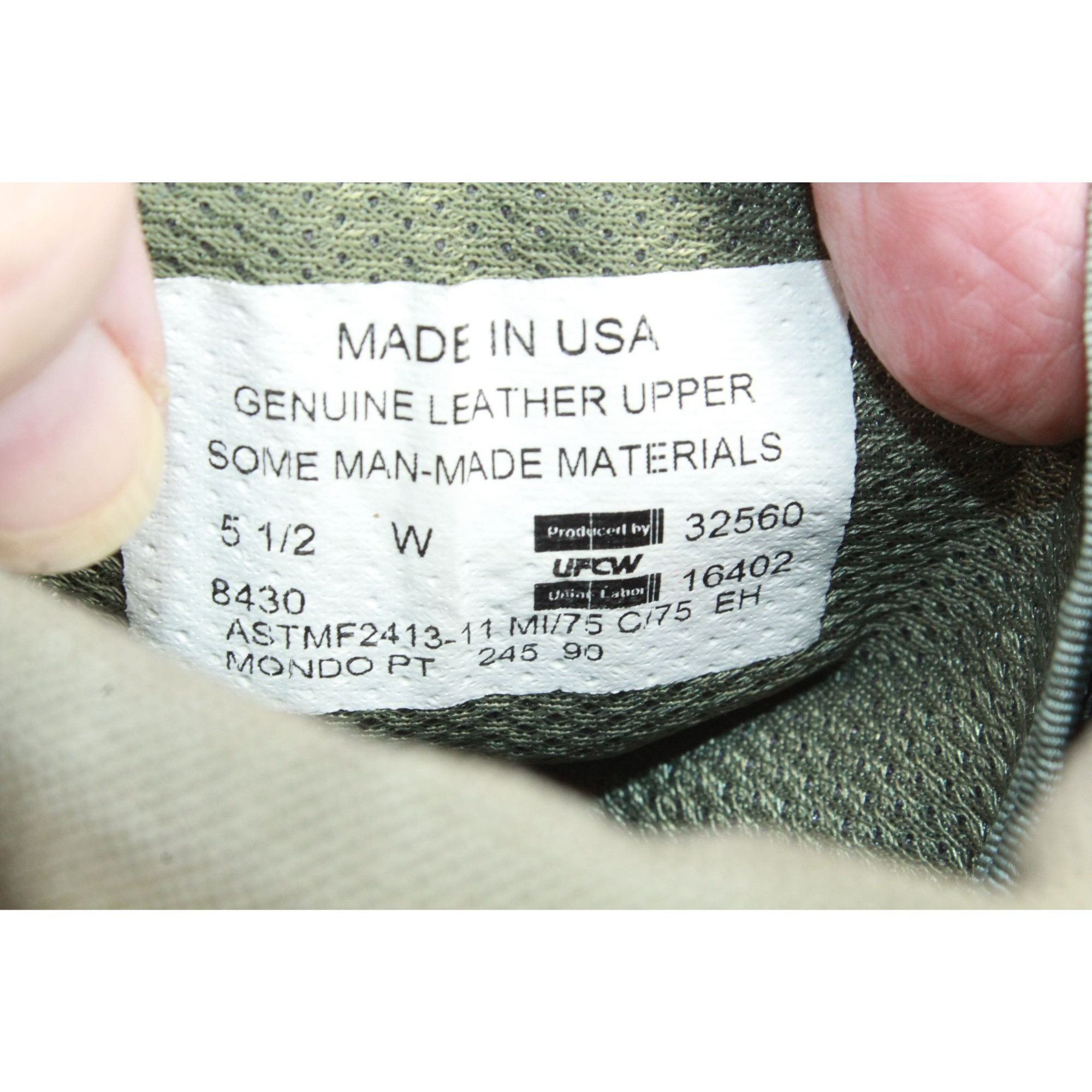 Other Sage Green Suede Military Combat Boots 5.5 W Size US 5.5 / EU 38 - 8 Thumbnail