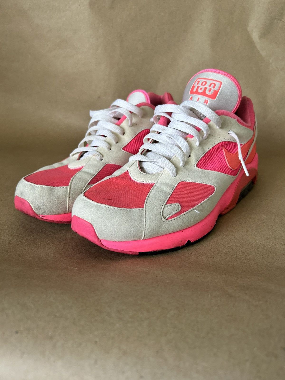 Nike Air Max 180 x Comme des Garcons White Pink Size 11