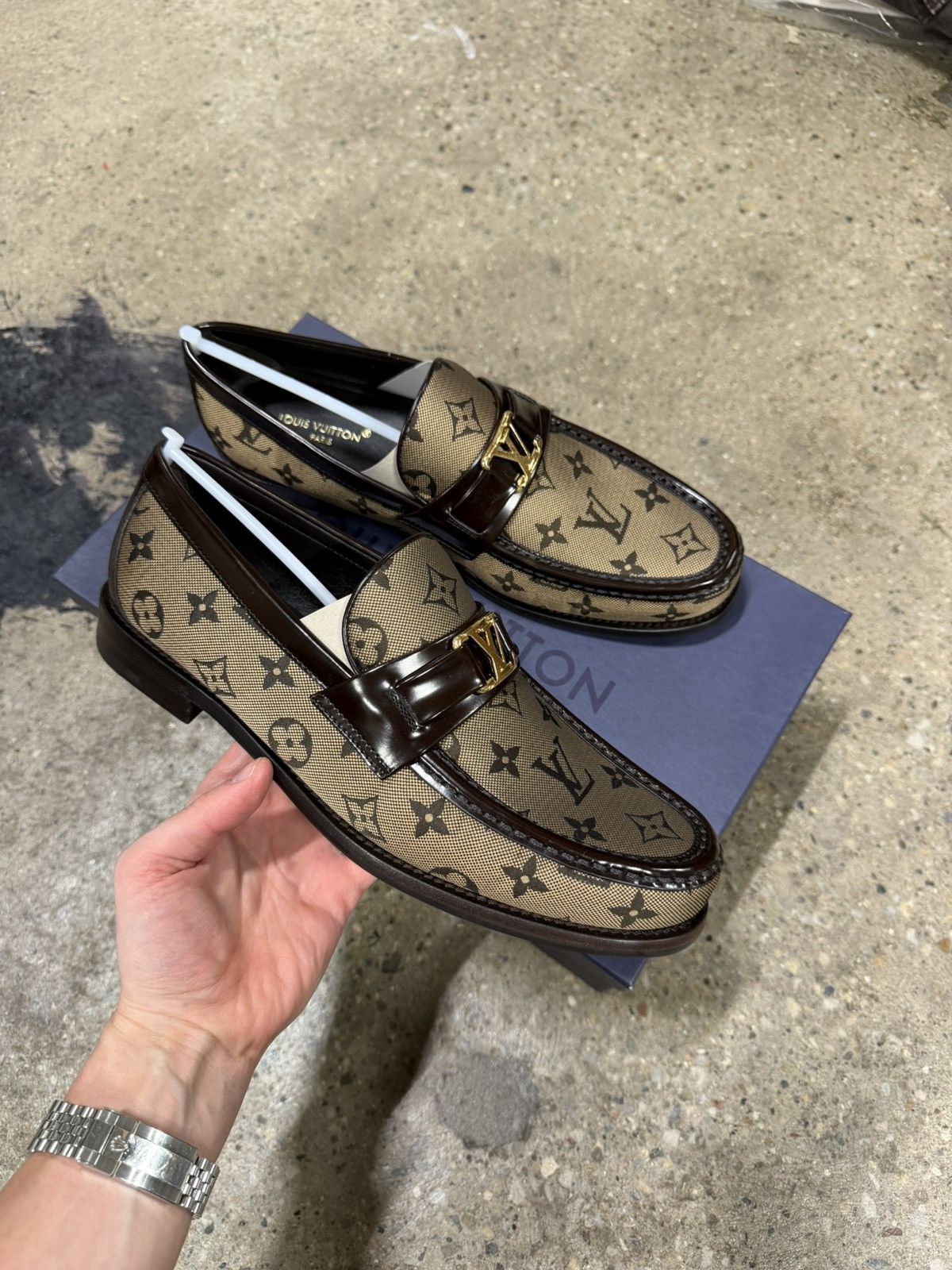 Louis Vuitton Louis Vuitton Major Monogram Loafers NEW 1250$ Size US 7.5 / EU 40-41 - 1 Thumbnail