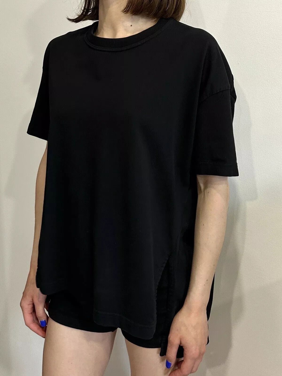 Acne Studios Acne Studios Women Piani Hvy Int T-shirt Asymmetric Top Size S / US 4 / IT 40 - 4 Thumbnail