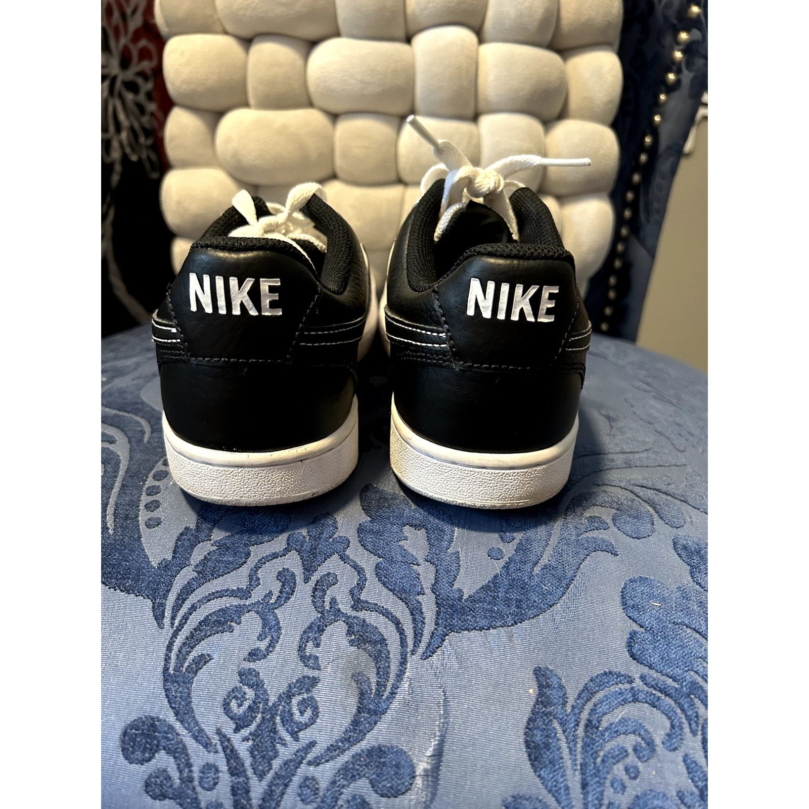 Nike Nike Court Vision Low White Black Size 7/EU 38 Size US 7 / IT 37 - 4 Thumbnail