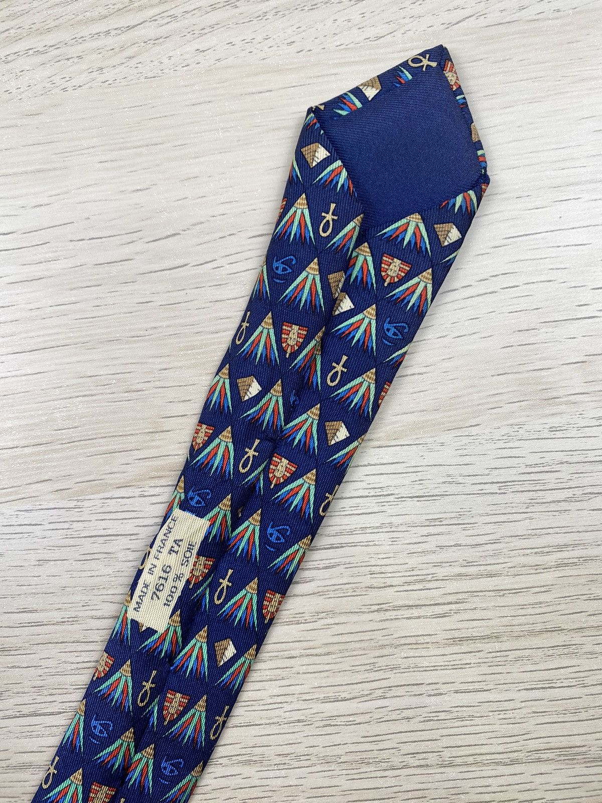 Hermes Hermes Silk Tie T49 Size ONE SIZE - 5 Thumbnail