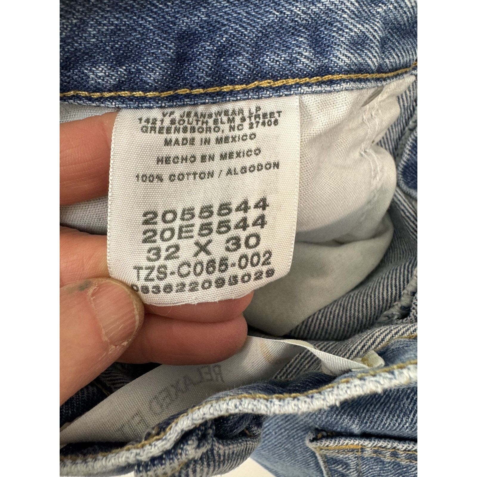 Lee Vintage 90s Lee Relaxed Fit Jeans Cotton Blue Men's 32*30 Size US 32 / EU 48 - 19 Thumbnail