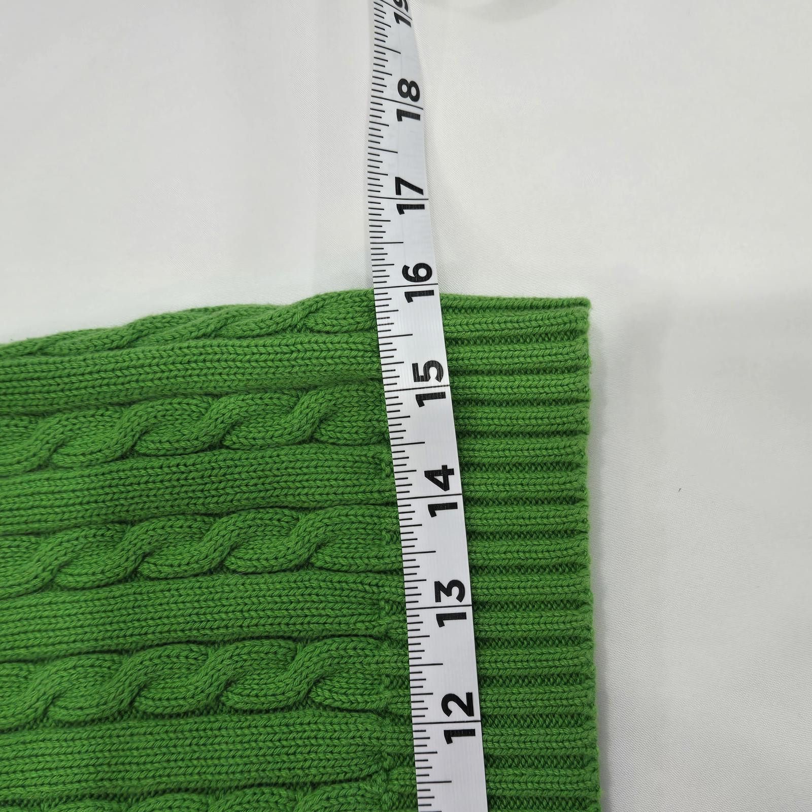 Lauren Ralph Lauren Lauren Ralph Lauren Kelly Green Cable Knit Sweater Size L Size L / US 10 / IT 46 - 5 Thumbnail