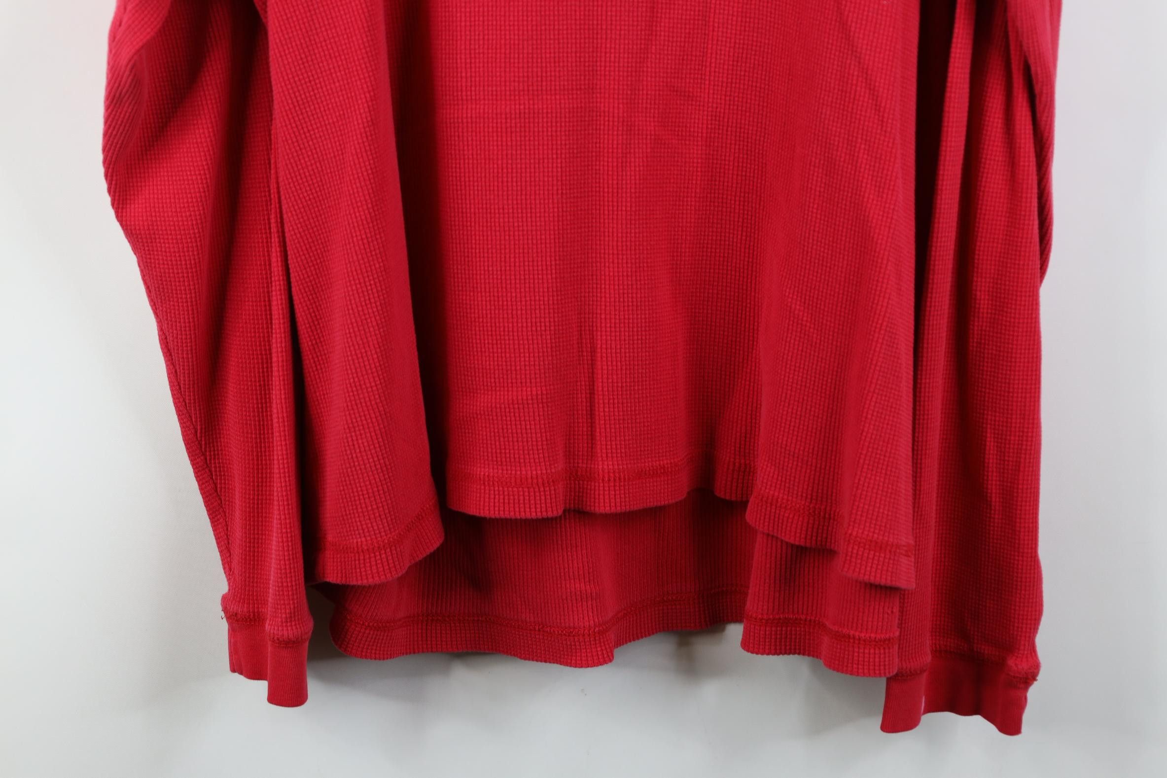 Vintage Vintage 90s Y2K Knit Ohio State University T-Shirt Red Size US XXL / EU 58 / 5 - 16 Thumbnail