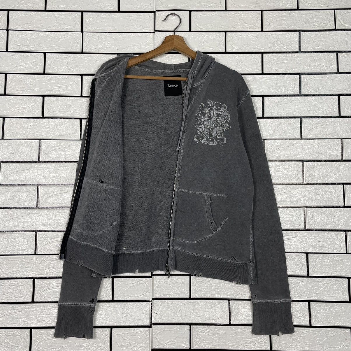 Japanese Brand Rock In Save The Queen Zipper Hoodie Size M / US 6-8 / IT 42-44 - 11 Thumbnail