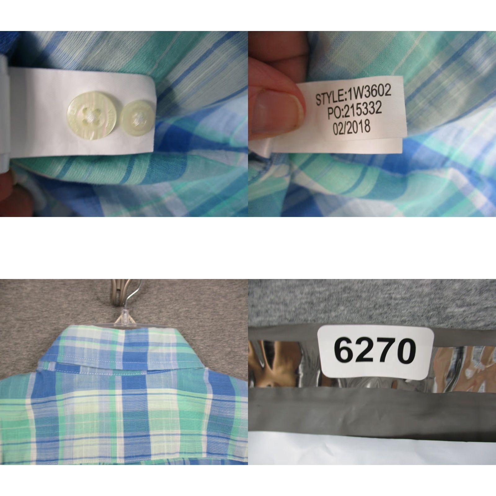 Vineyard Vines Vineyard Vines Shirt Medium Men Greenwich Blue Gingham Plaid Classic Murray Size US L / EU 52-54 / 3 - 9 Thumbnail
