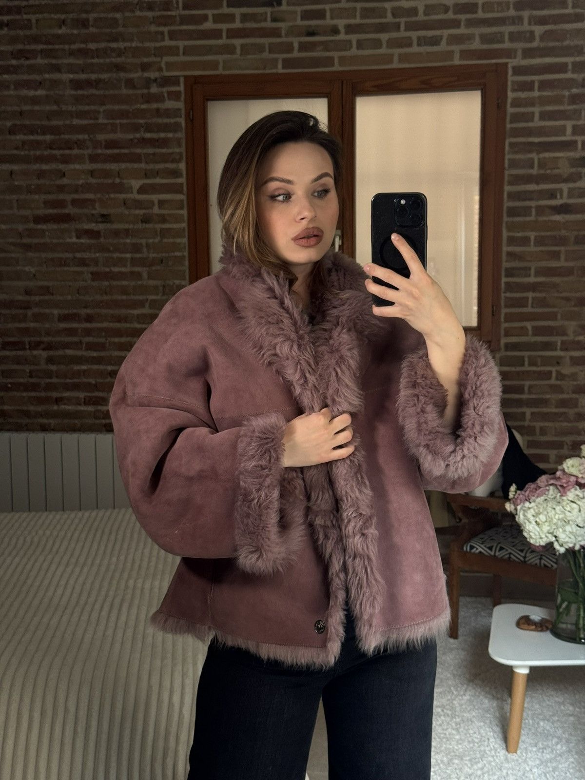 Other Furfurza Lambskin Shearling Jacket Size S / US 4 / IT 40 - 1 Thumbnail