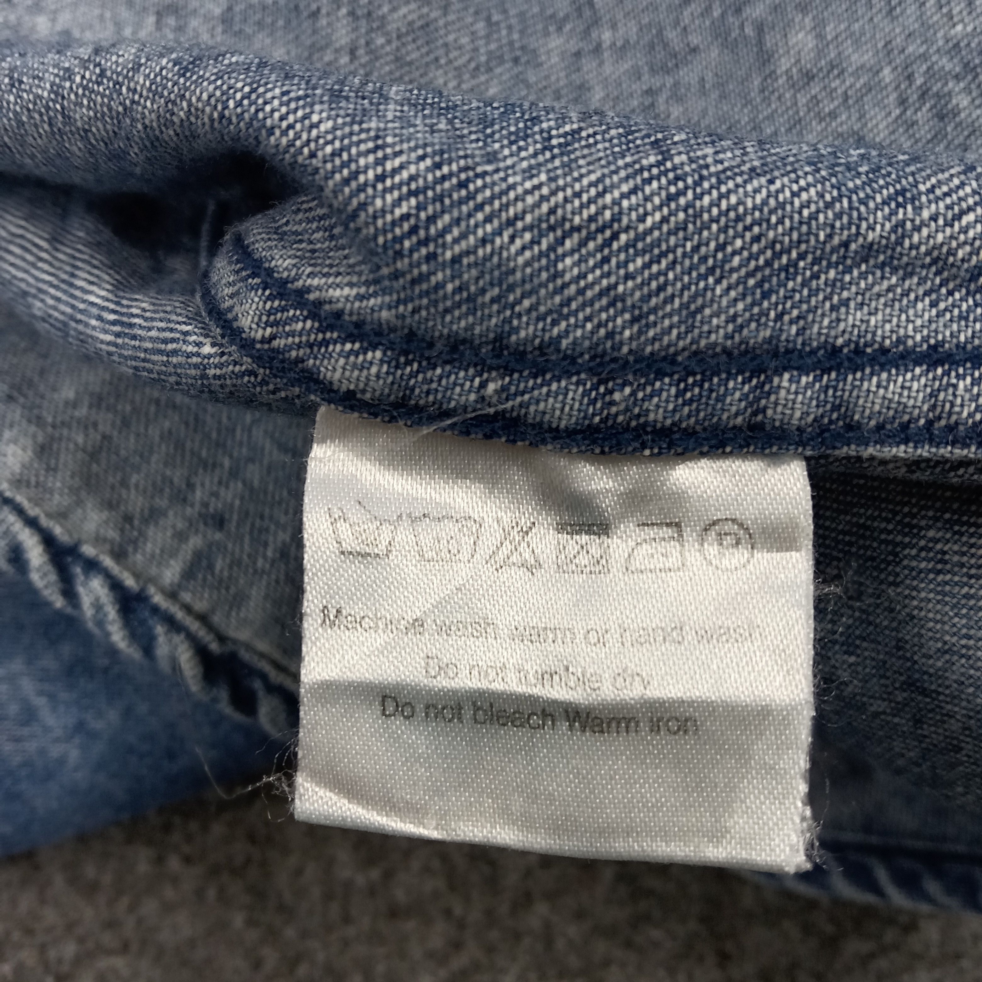 Burberry × Vintage Burberry London Nova Check Denim Shirt Size US L / EU 52-54 / 3 - 5 Thumbnail