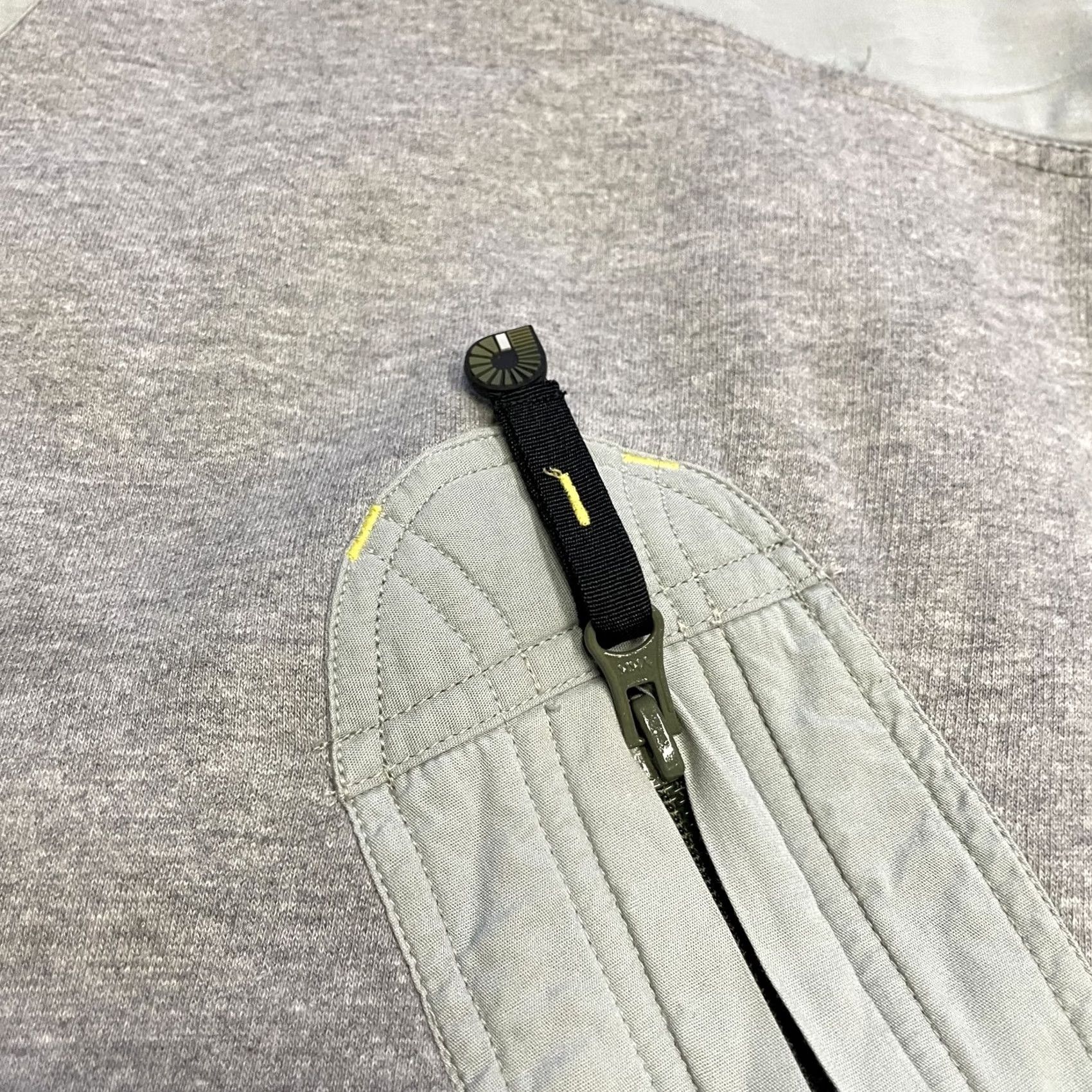 Akademiks VINTAGE Akademiks Jacket Mens L Gray Jeanius Bros Full Zip Patchwork Streetwear AKS Size US 33 - 6 Thumbnail