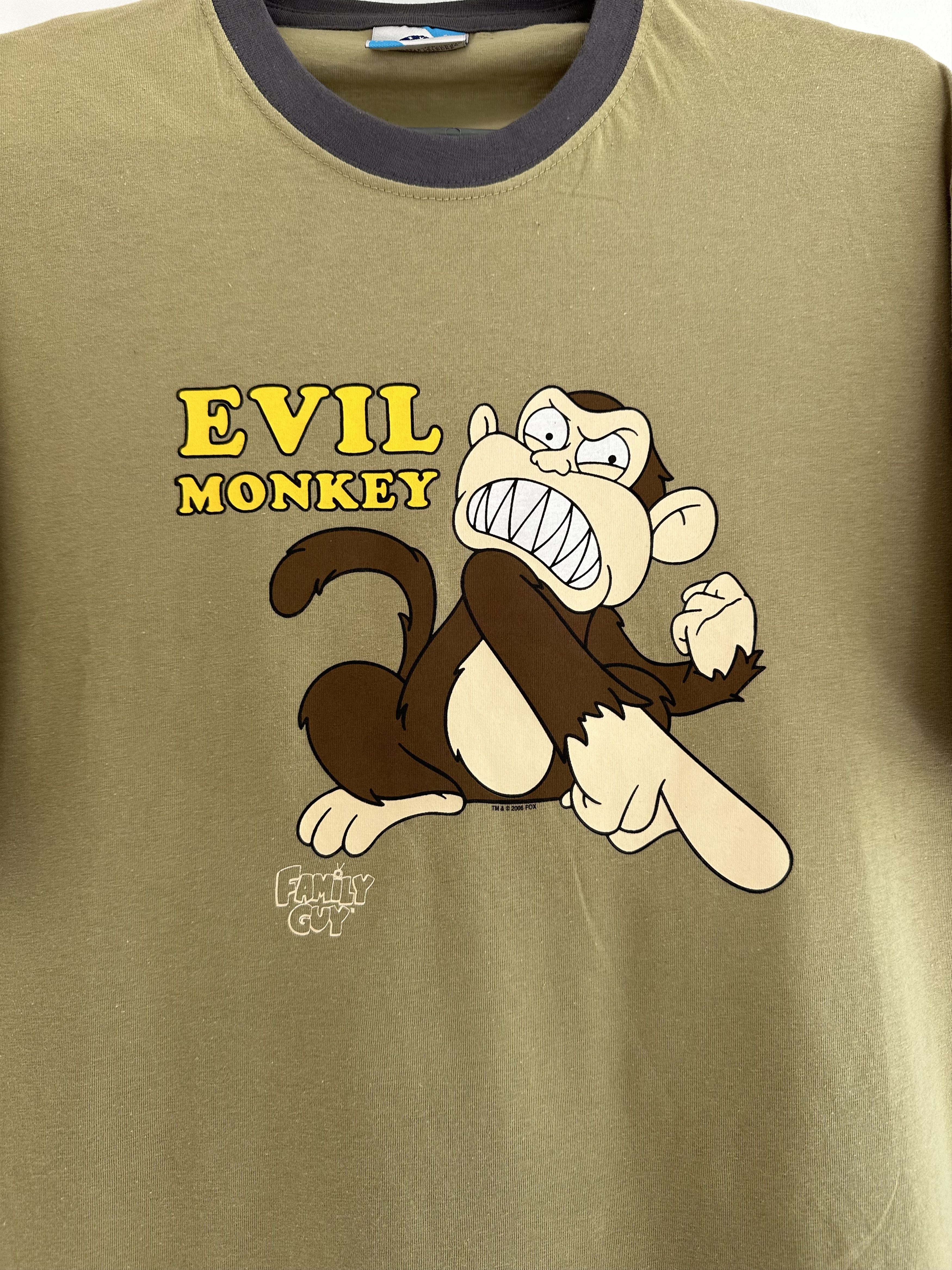 Vintage Family Guy Evil Monkey vintage t shirt 2006 Size US M / EU 48-50 / 2 - 3 Thumbnail