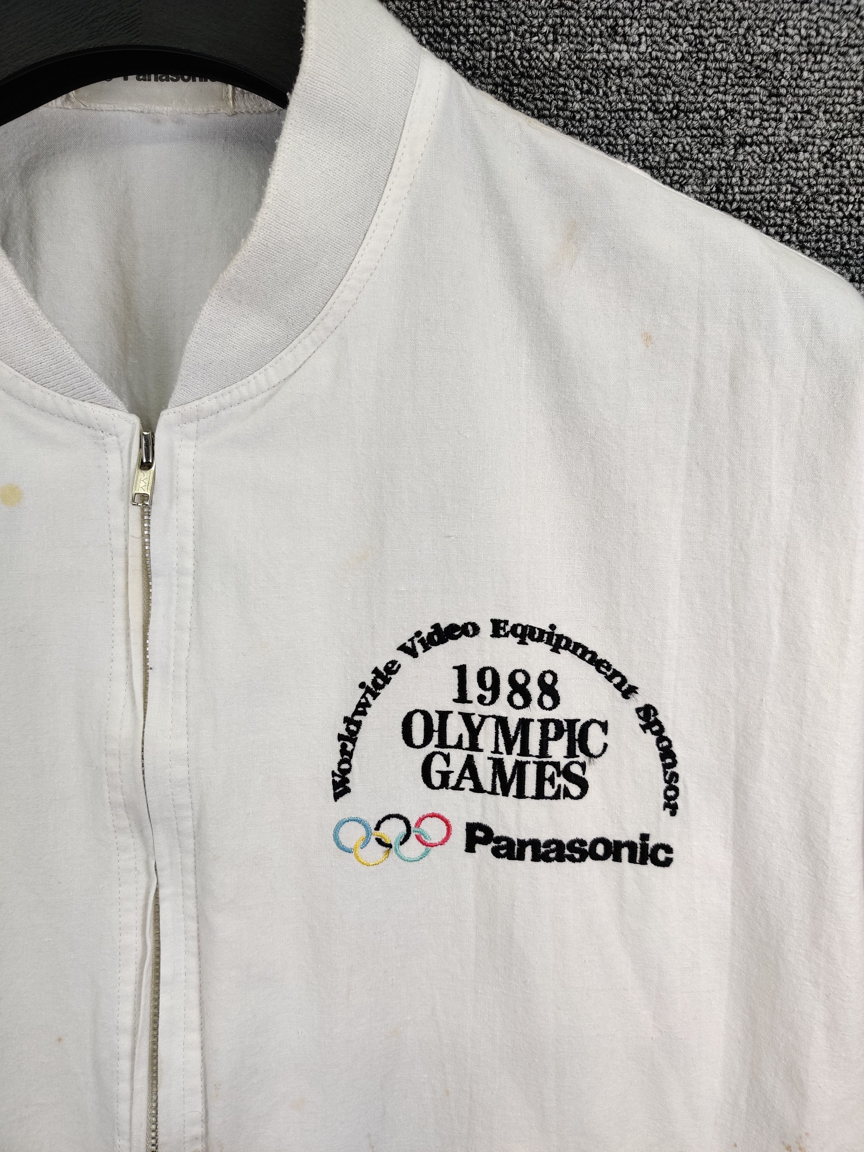Vintage Vintage 90s Olympics Games Panasonic Bomber Jacket Size US M / EU 48-50 / 2 - 4 Thumbnail