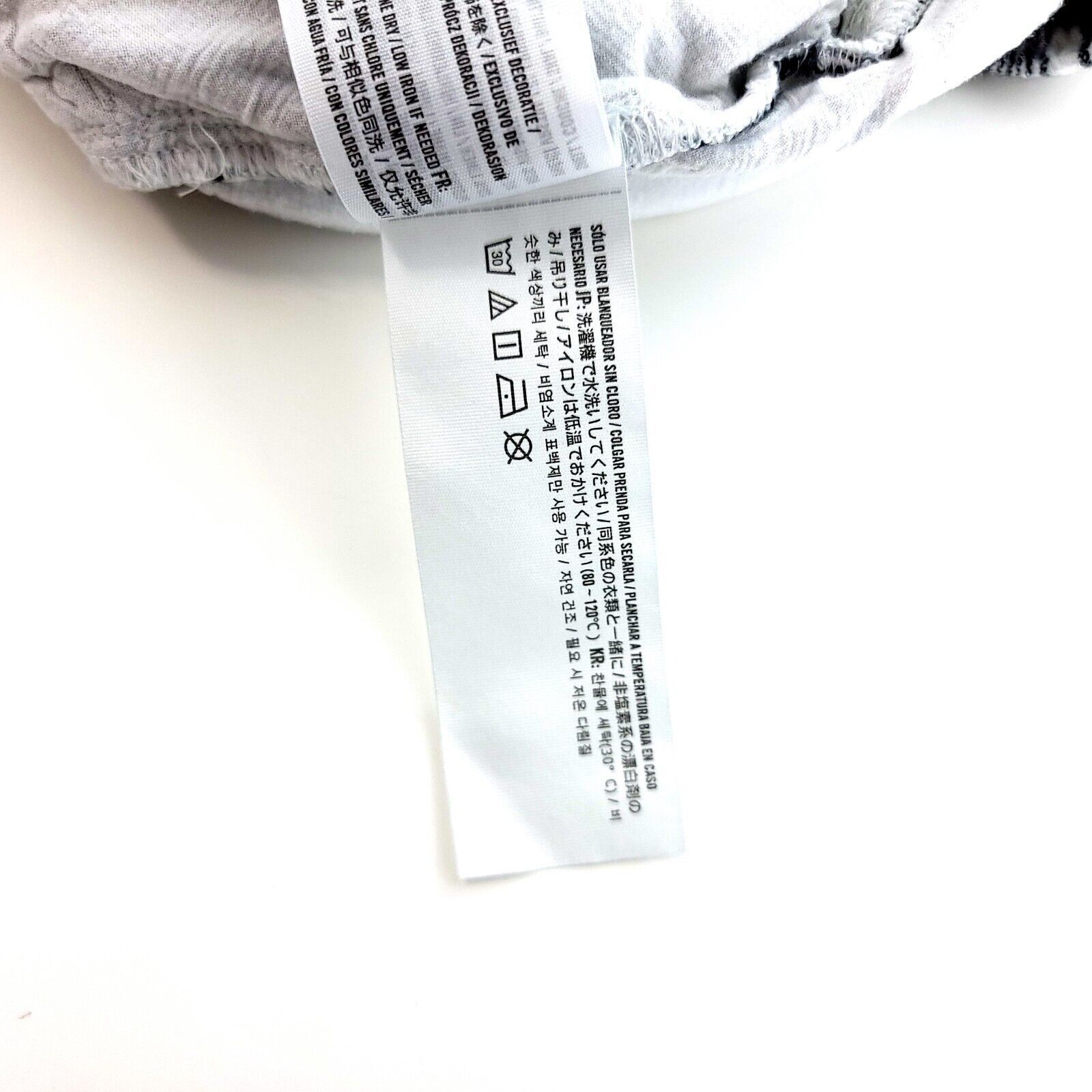 Hollister Hollister Medium Gray White Striped Draw String Hot Pants Sh Size 27" / US 4 / IT 40 - 7 Thumbnail