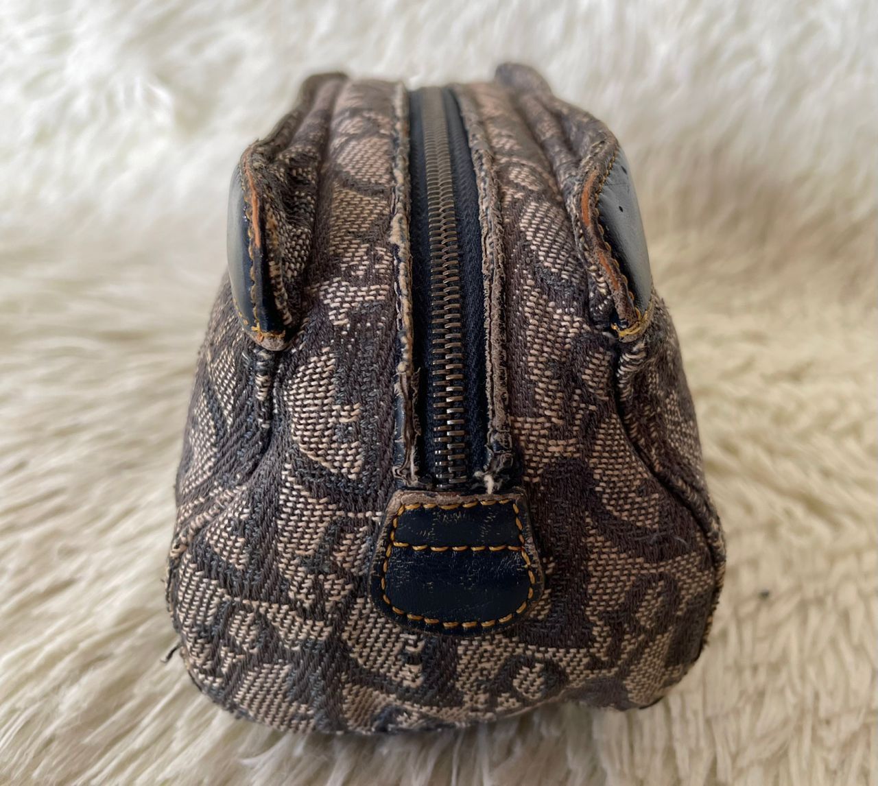 Christian Dior Monsieur × Vintage Christian Dior Trotter Toiletry Pouch Clutch Bag Size ONE SIZE - 7 Thumbnail