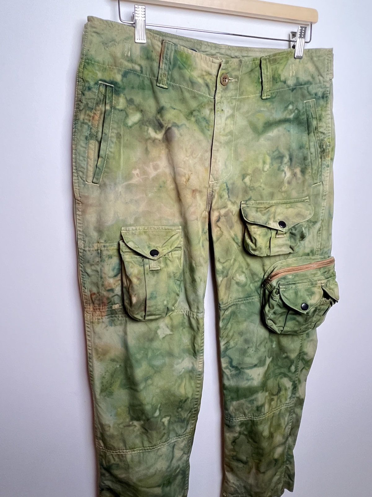 Polo Ralph Lauren ralph lauren tie dye cargo camo multipocket army pants Size US 34 / EU 50 - 7 Thumbnail