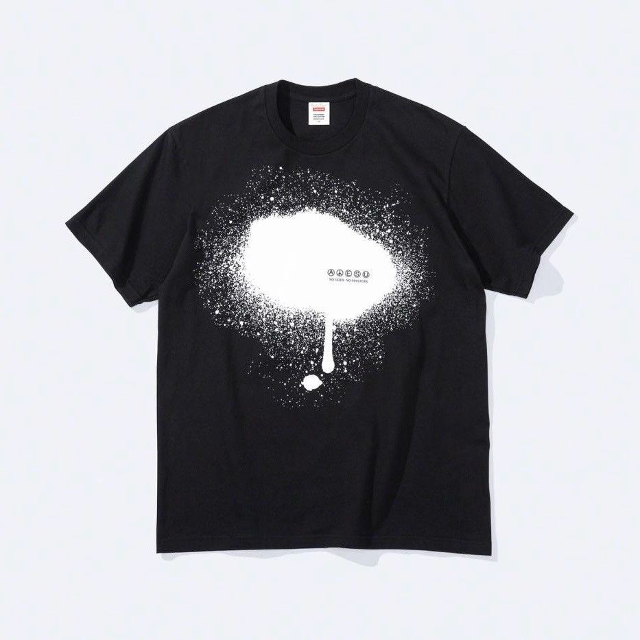 Jun Takahashi × Supreme × Undercover SPRiNG SUMMER 2023 TAG TEE BLACK WHiTE Size US XL / EU 56 / 4 - 2 Thumbnail