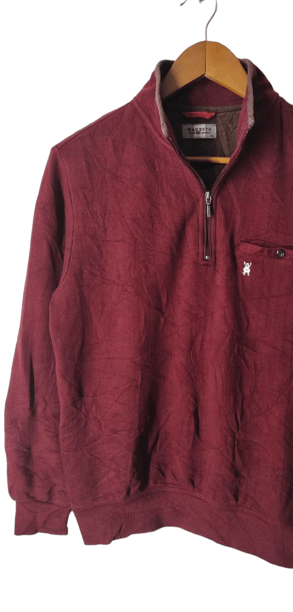 Macbeth MACBETH JEANS COMPANY SKATE HALF ZIPPER PULLOVER JACKET Size US M / EU 48-50 / 2 - 6 Thumbnail