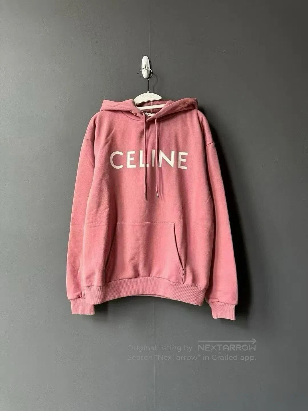 Celine Celine Pink Logo Hoodie. Size S / US 4 / IT 40 - 1 Thumbnail