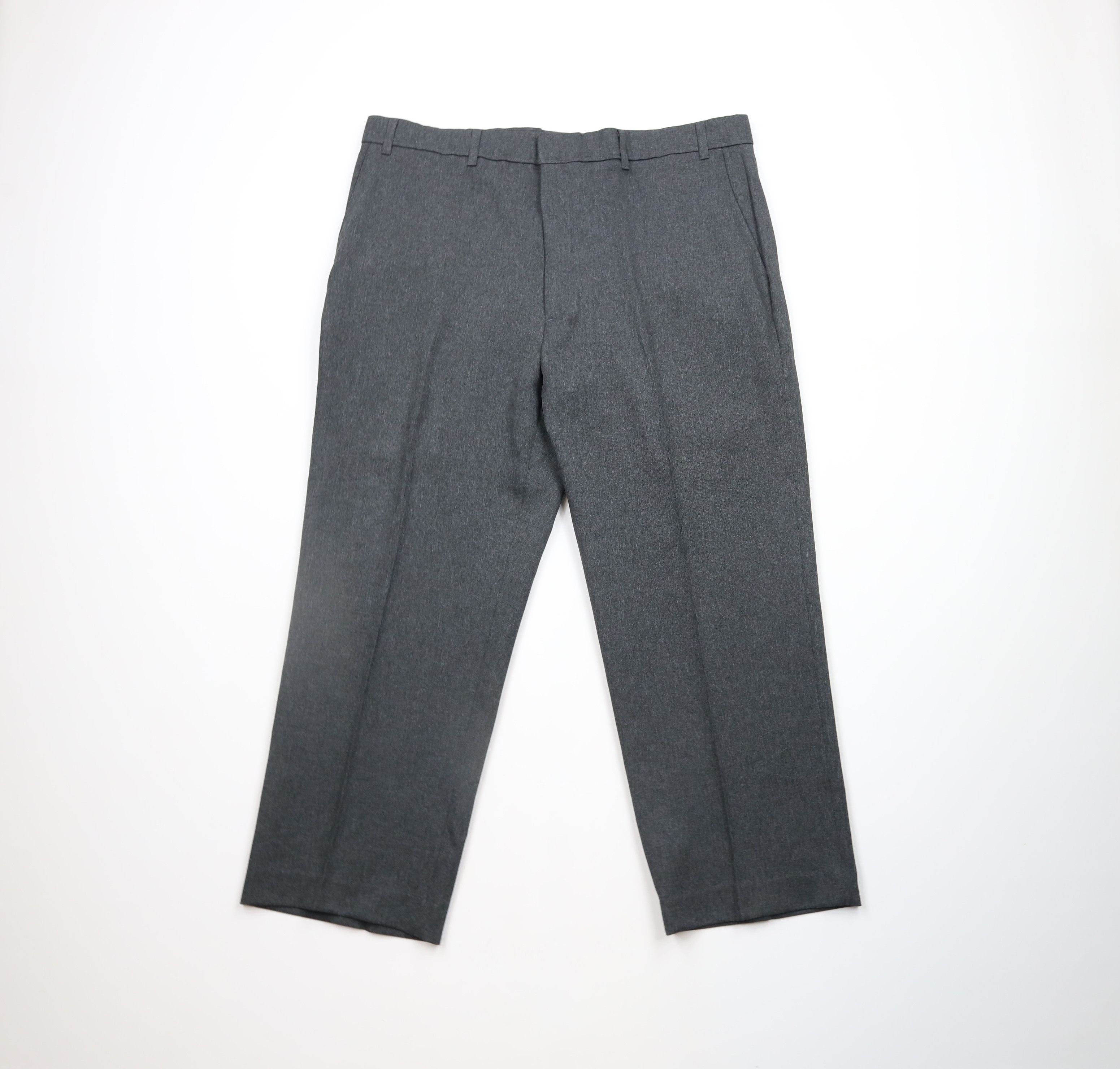 Levi's × Vintage Vintage 90s Levis Knit Wide Leg Chino Pants Trousers Gray Size US 40 / EU 56 - 1 Thumbnail