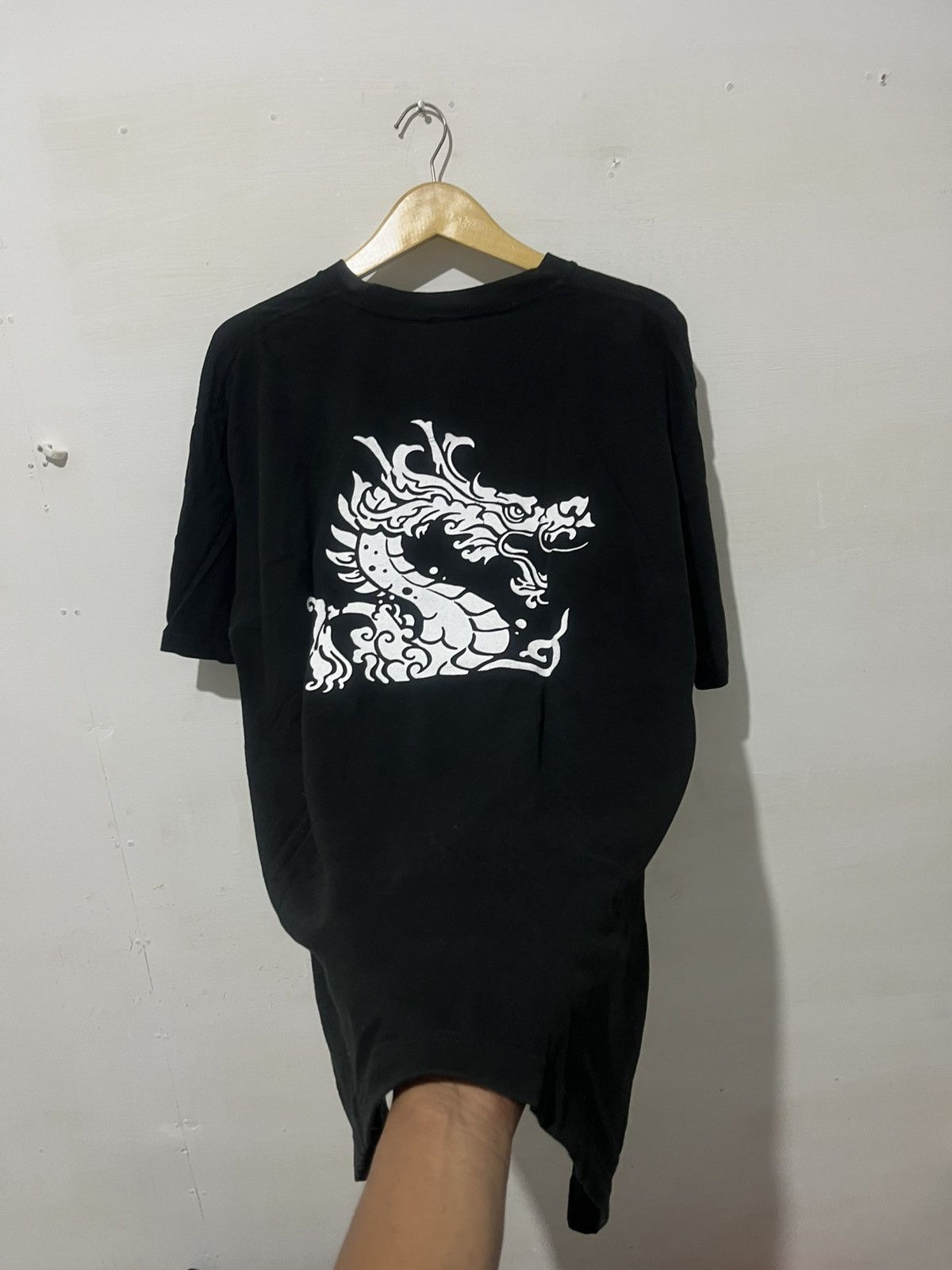 Japanese Brand Printstar Tokyo Sky People Big Logo Dragon Black T-Shirt Size US XXL / EU 58 / 5 - 4 Thumbnail