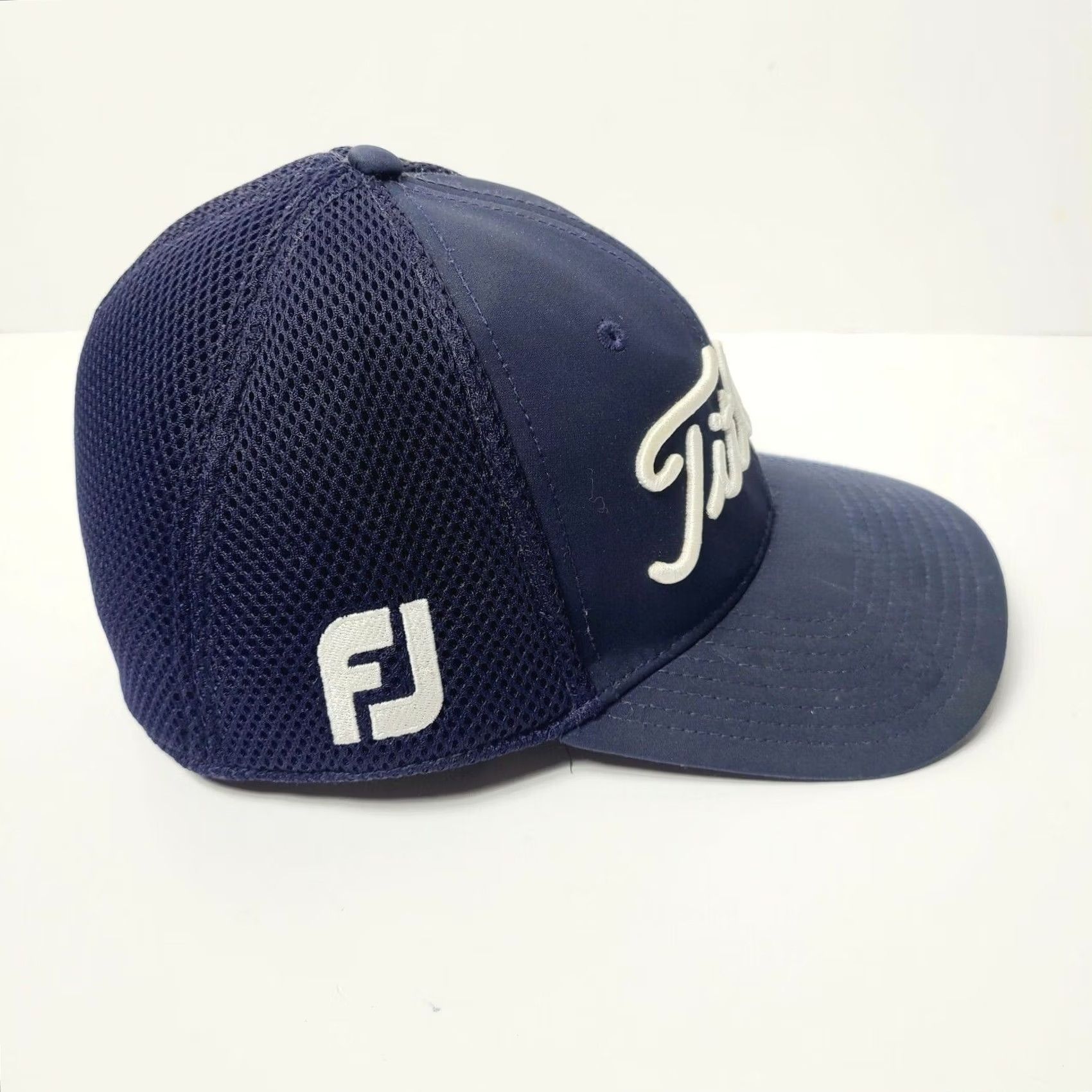 Titleist Titleist FootJoy Pro V1 Stretch Fit Performance Hat Blue Large/XL Men Adjustable 5 Panel Sports Casual Size ONE SIZE - 7 Thumbnail
