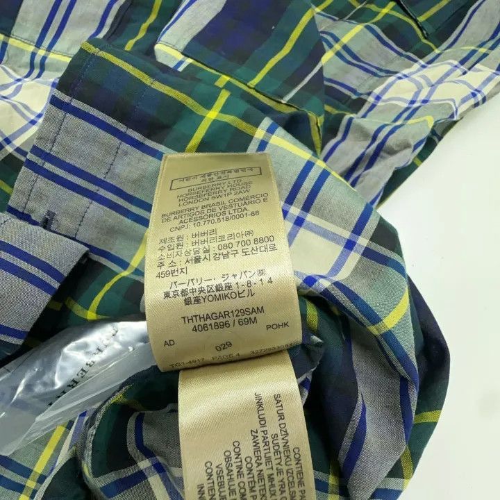 Burberry Burberry Burberry Plaid Print Long Sleeve Shirt for Men-25 Size US M / EU 48-50 / 2 - 9 Thumbnail