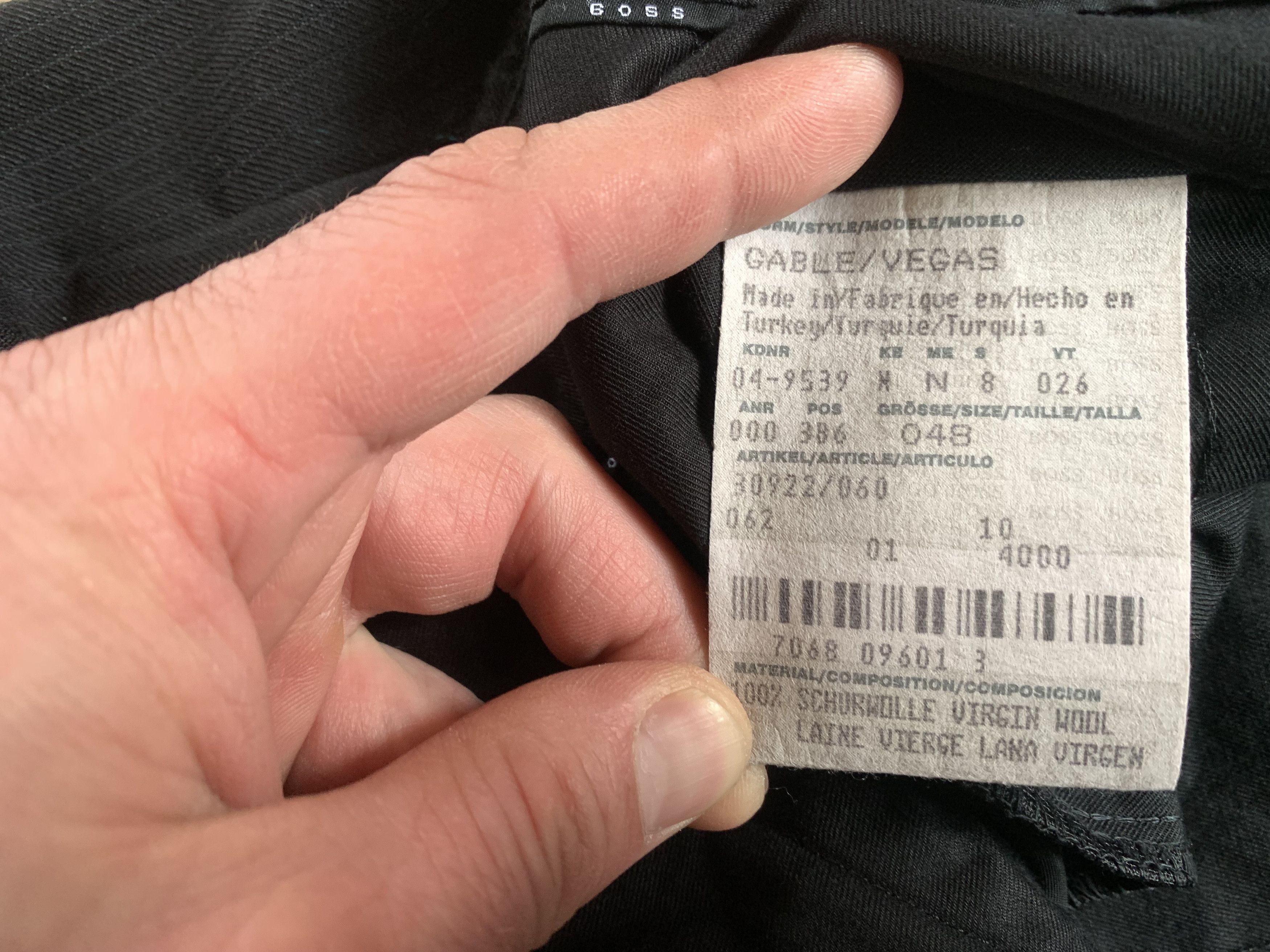 Hugo Boss Hugo Boss Black Vintage Wool Formal Trousers Size 48R - 9 Thumbnail
