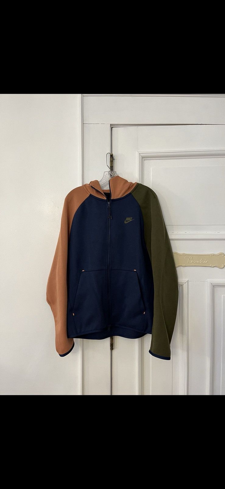 Nike Nike Limited Edition Zip Hoodie Green/Orange Sleeve Size US M / EU 48-50 / 2 - 1 Thumbnail