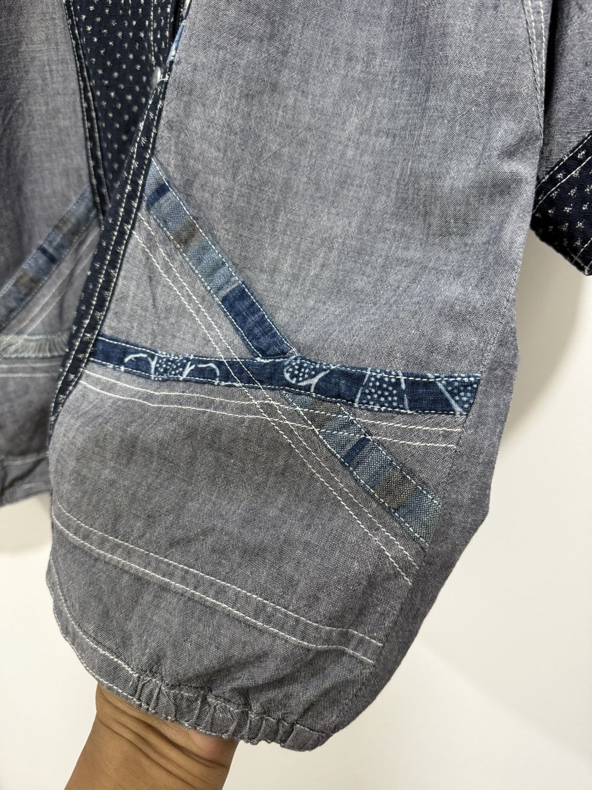 Japanese Brand Japanese Sashiko Handmade Kapital Style Size US L / EU 52-54 / 3 - 8 Thumbnail