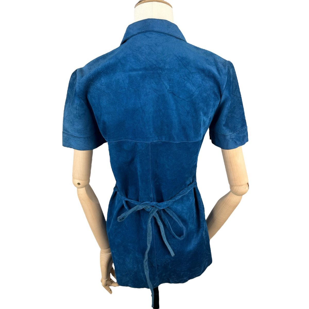 Dolce & Gabbana Vintage Dolce & Gabbana Leather Shirt Button Down Size XS / US 0-2 / IT 36-38 - 6 Thumbnail