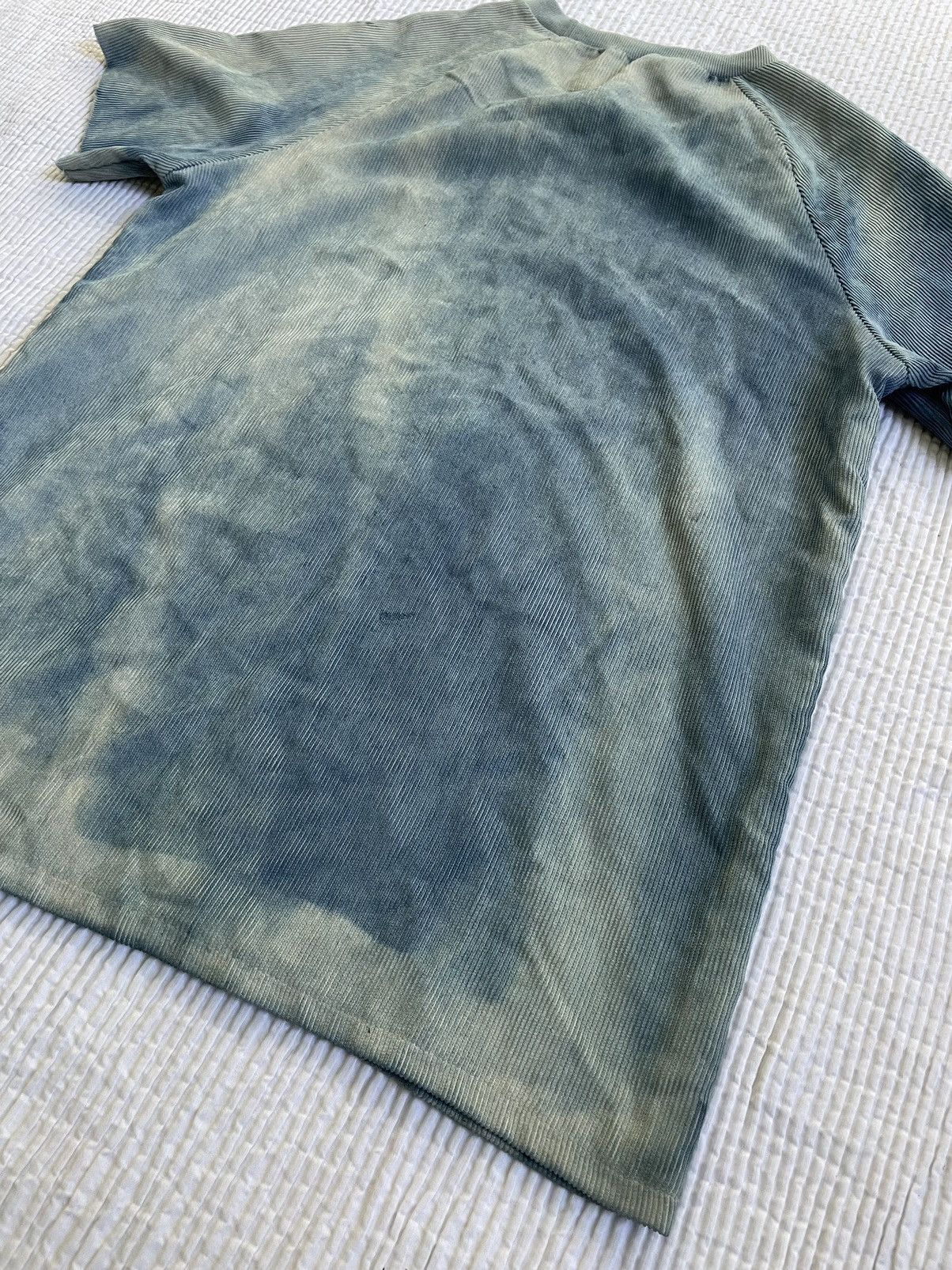 Other Indigo Schloppy Dyed Sun Faded Corduroy Cotton TShirt Size US M / EU 48-50 / 2 - 13 Thumbnail