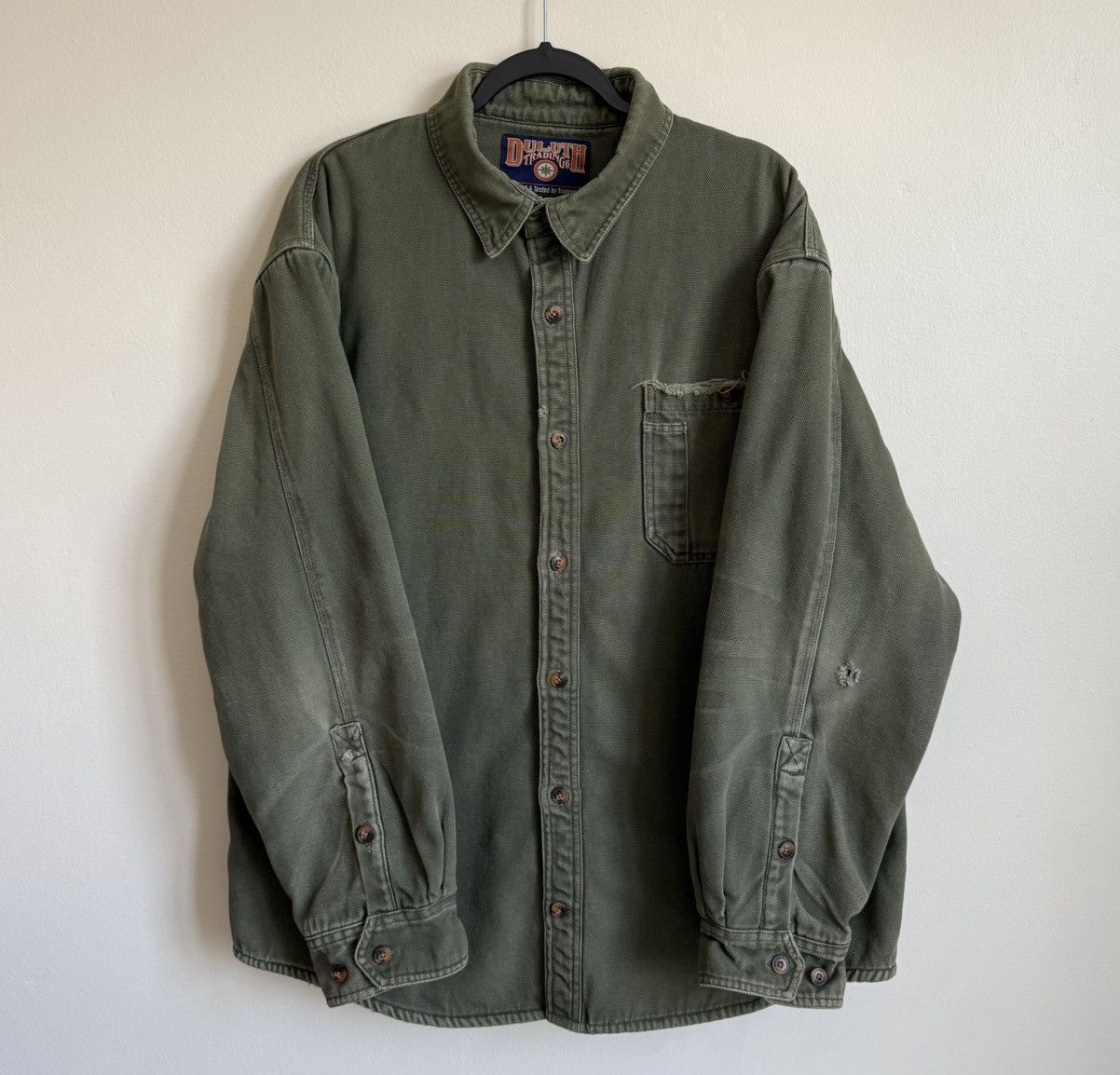 Duluth Trading Company Vintage Y2K Duluth Trading Co Detroit Thrashed Work Jacket Size US XL / EU 56 / 4 - 2 Thumbnail