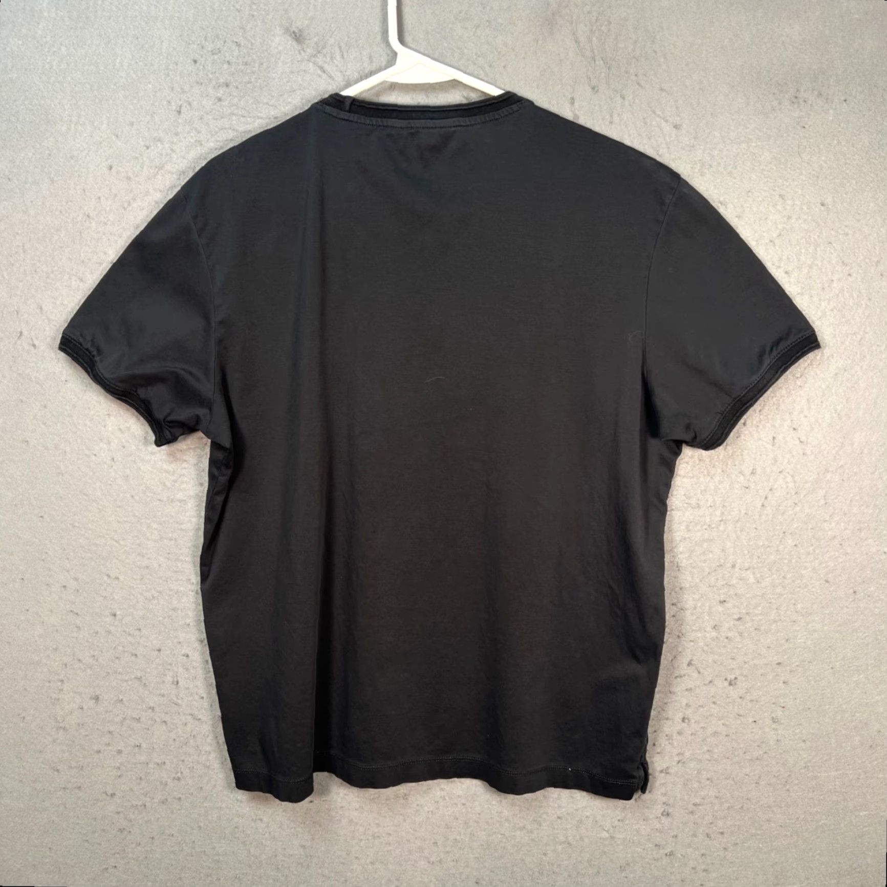 Club Monaco Club Monaco Mens Large Black Cotton Crewneck T-Shirt Casual Classic Size US L / EU 52-54 / 3 - 2 Thumbnail