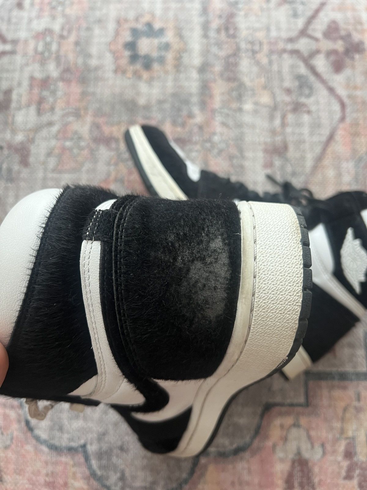Jordan Brand × Nike Jordan 1 High Panda Twist Calfhair Size US 9 / EU 42 - 3 Thumbnail