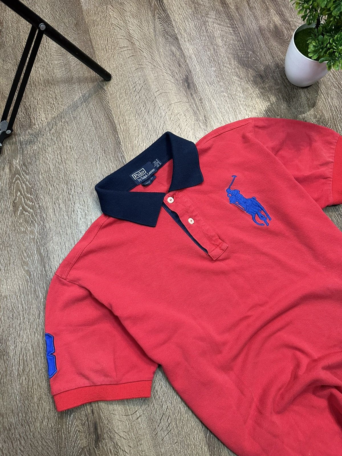 Polo Ralph Lauren Vintage Polo Ralph Lauren 3 RRL Big 1 Pony T-Shirt Size US L / EU 52-54 / 3 - 2 Thumbnail
