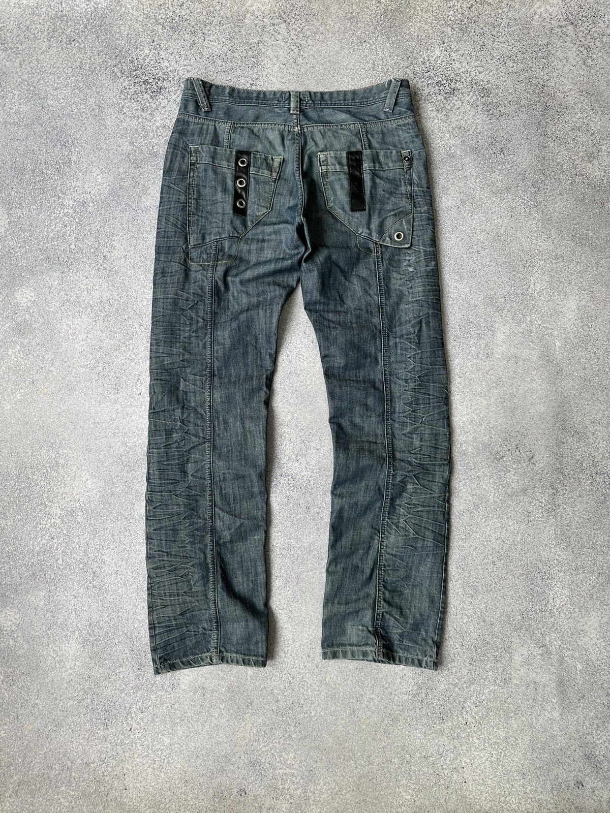 Pre-owned Dolce Gabbana X Vintage Dolce&gabbana Archival Y2k Japanese Jeans In Blue