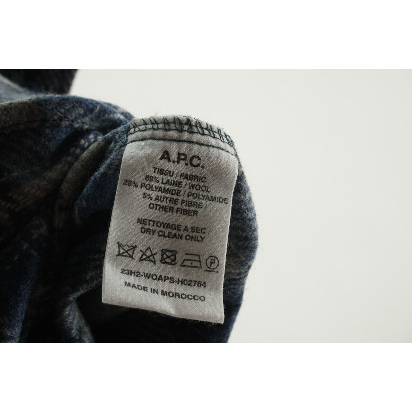 A.P.C. New A.P.C. Large Plaid Flannel Wool Trek Shirt Jacket Size US L / EU 52-54 / 3 - 6 Thumbnail